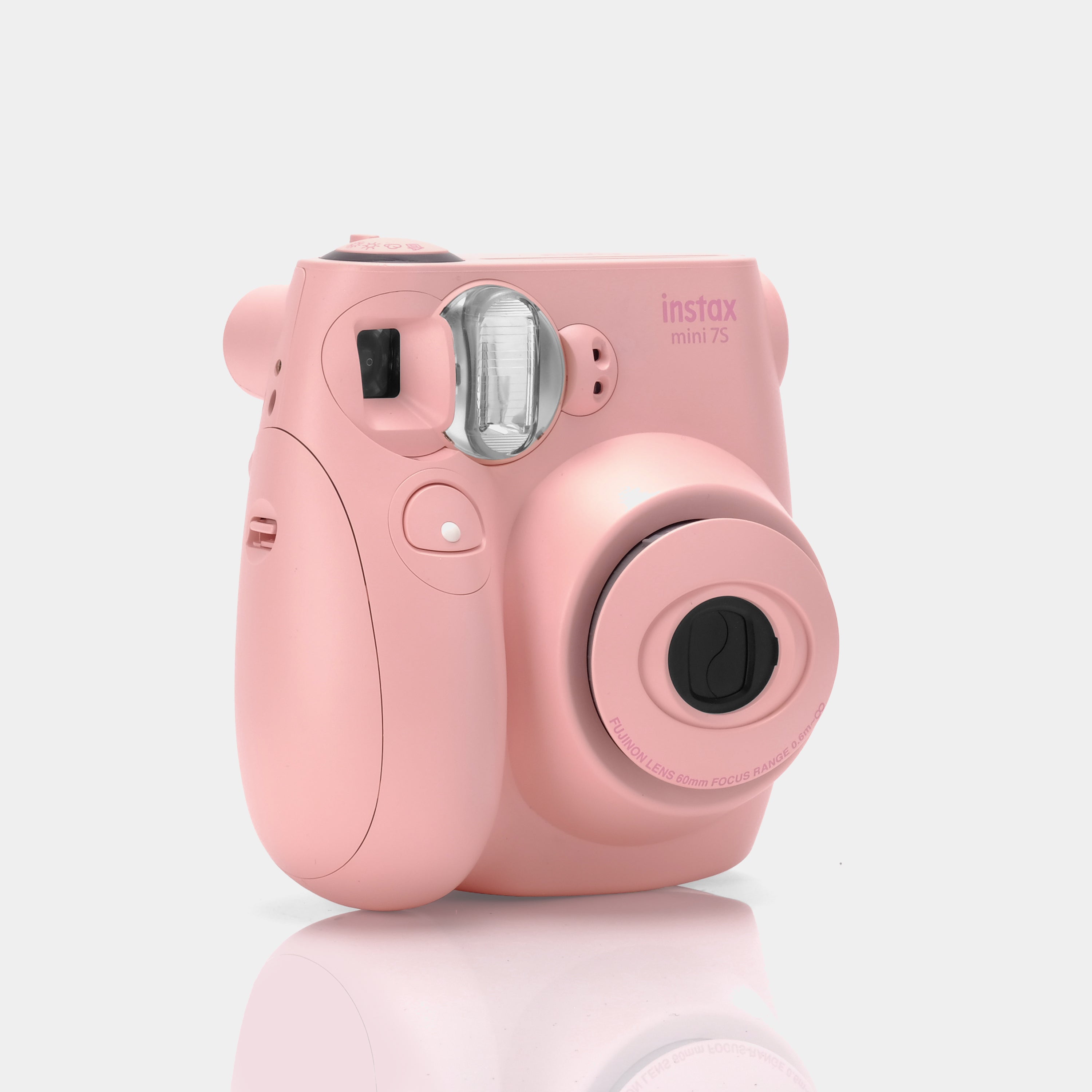 Fujifilm Instax Mini 7S Light Pink Instant Film Camera With Light Pink Bag - Refurbished