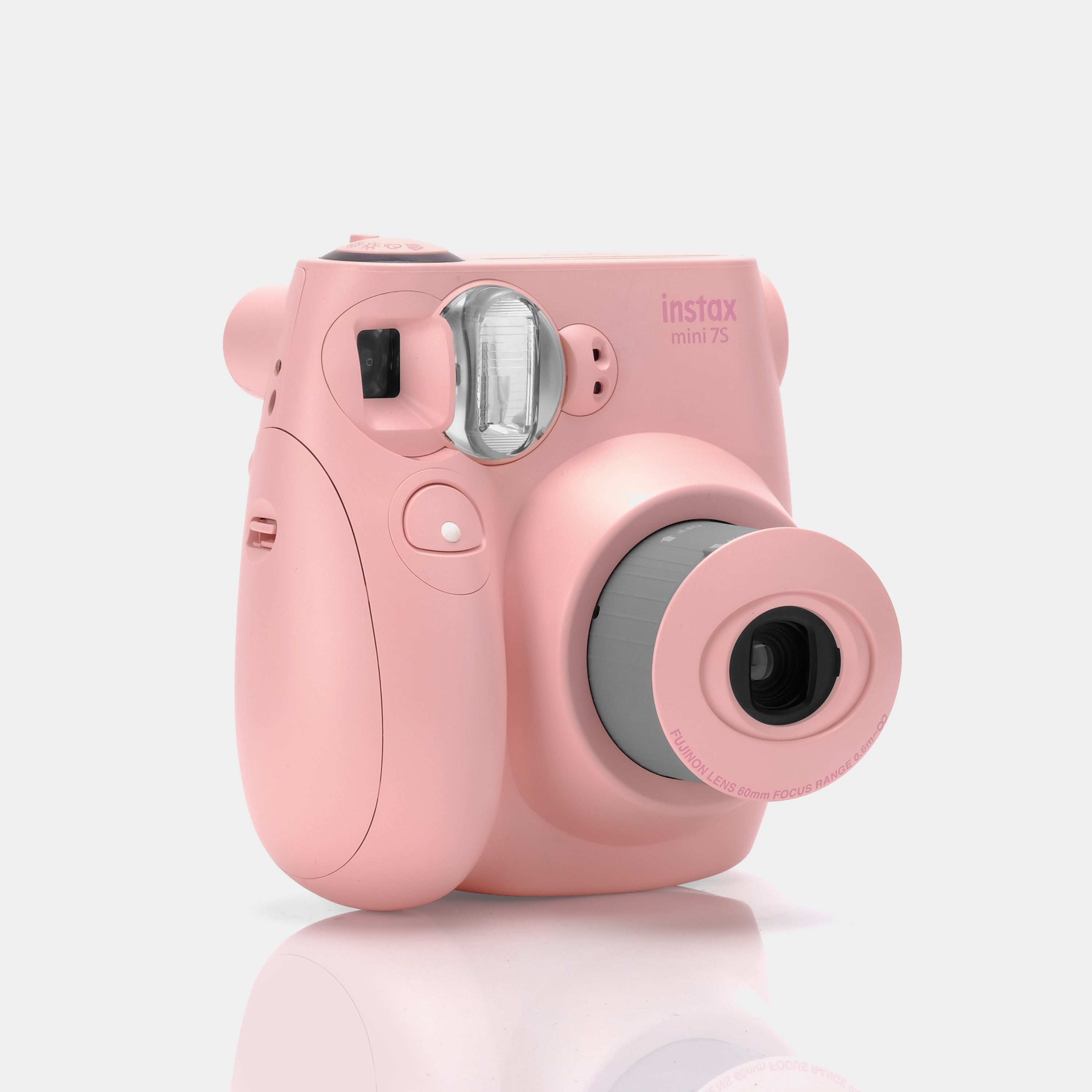 Fujifilm Instax Mini 7S Light Pink Instant Film Camera With Light Pink Bag - Refurbished