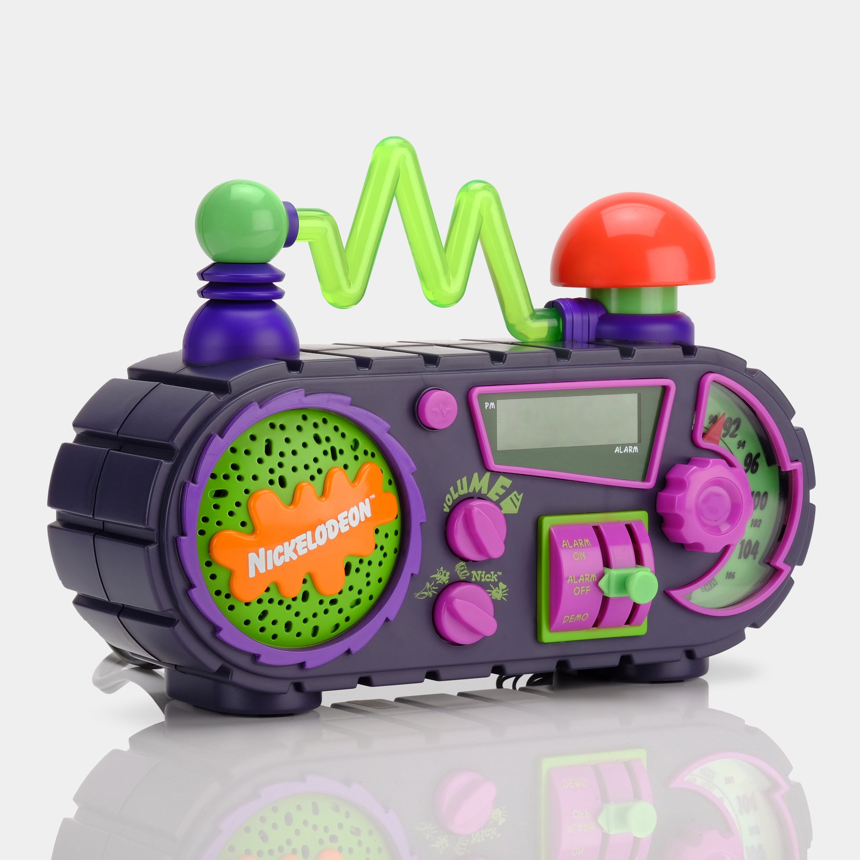 VTG Nickelodeon Time Blaster Slim Alarm Clock/Radio selling 1995 READ