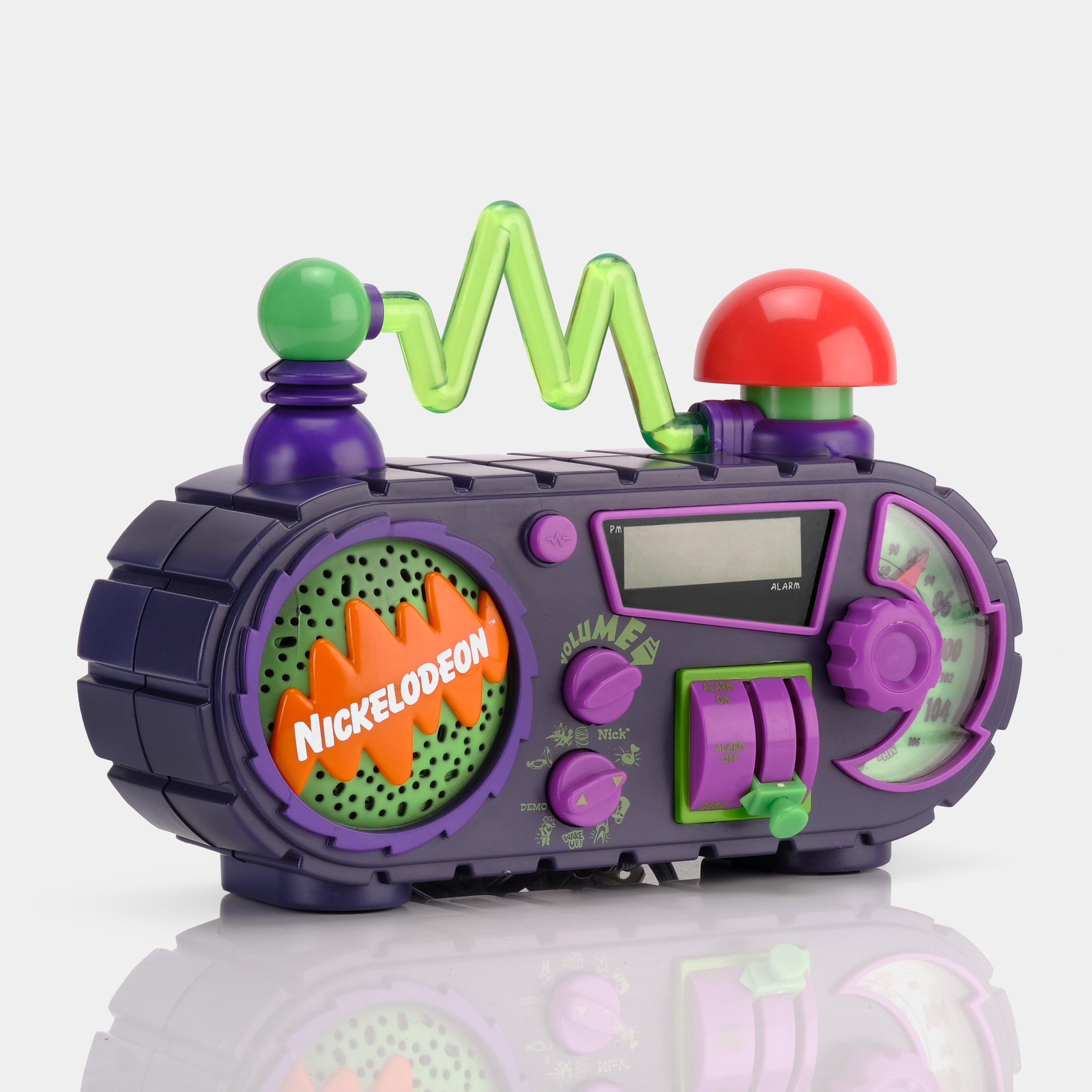 90's Nickelodeon Time outlets Blaster Rise & Slime FM Radio Alarm Clock