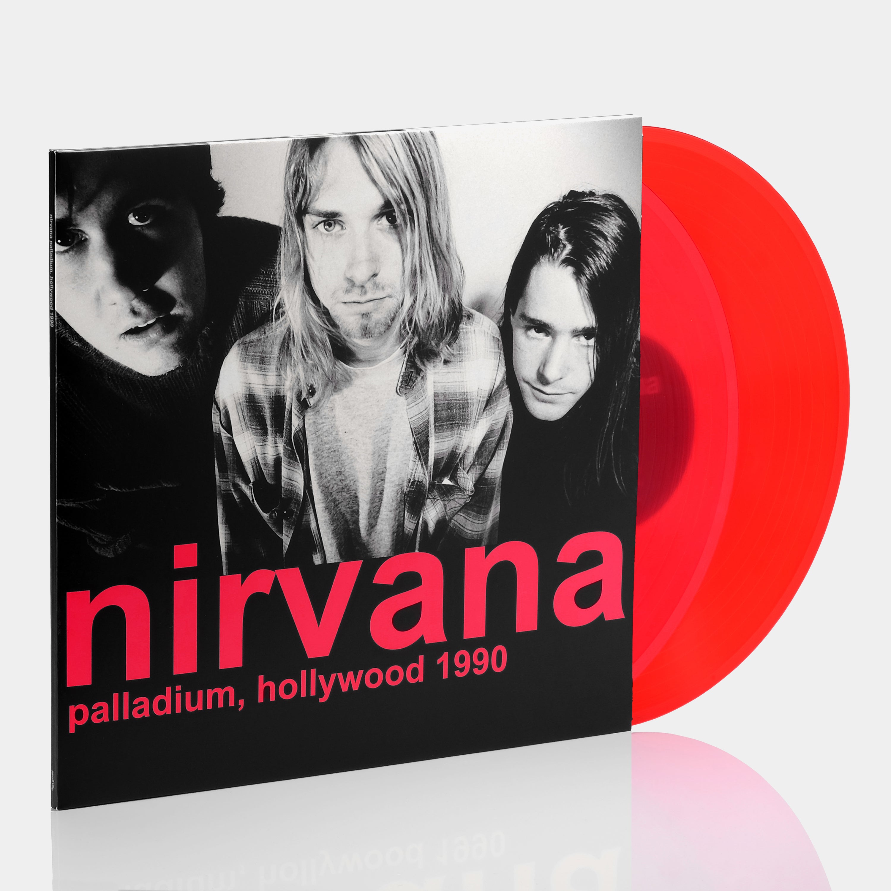 Nirvana - Palladium, Hollywood 1990 2xLP Translucent Red Vinyl Record