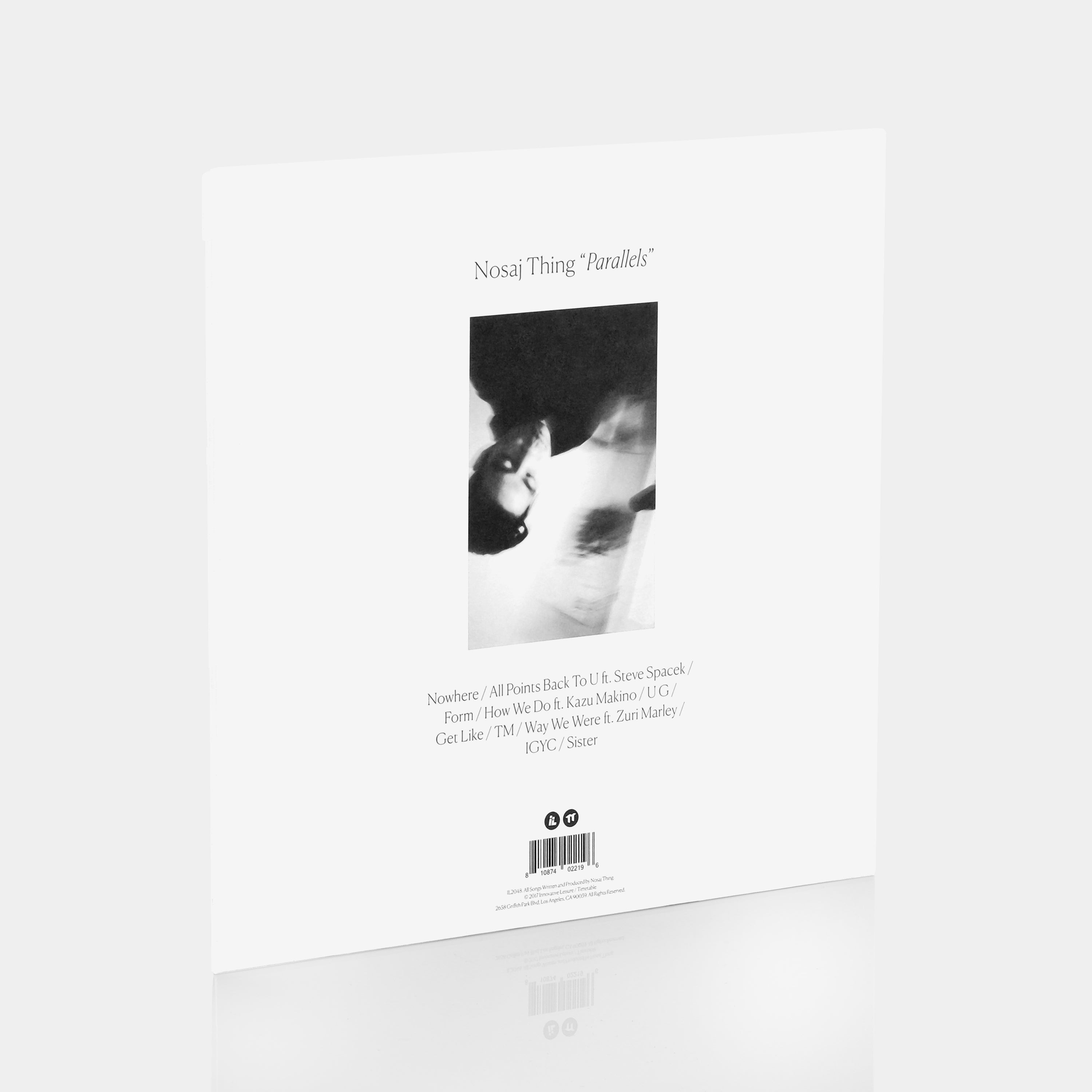 Nosaj Thing - Parallels LP Clear Vinyl Record