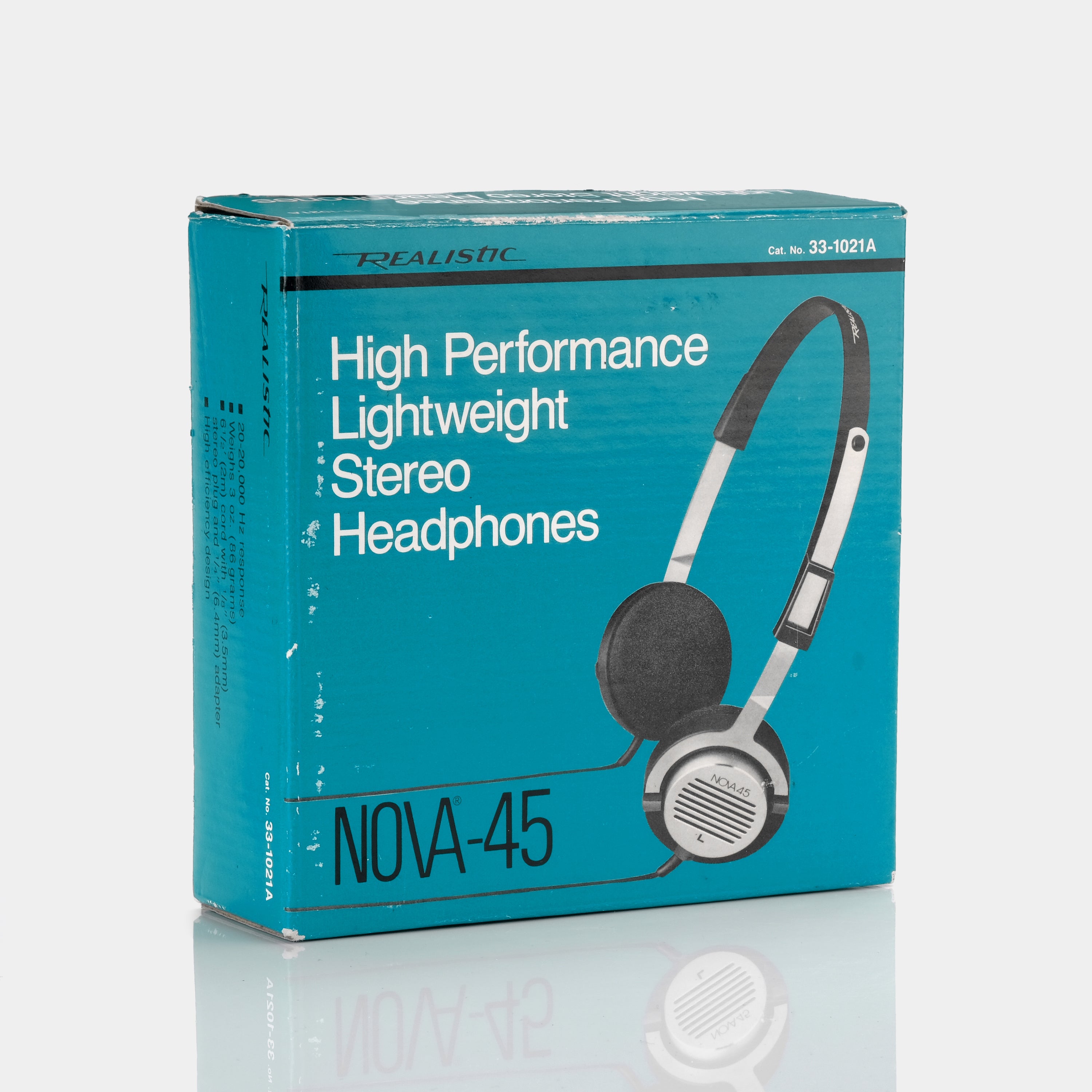 Realistic Nova-45 Stereo On-Ear Headphones (With Original Box)