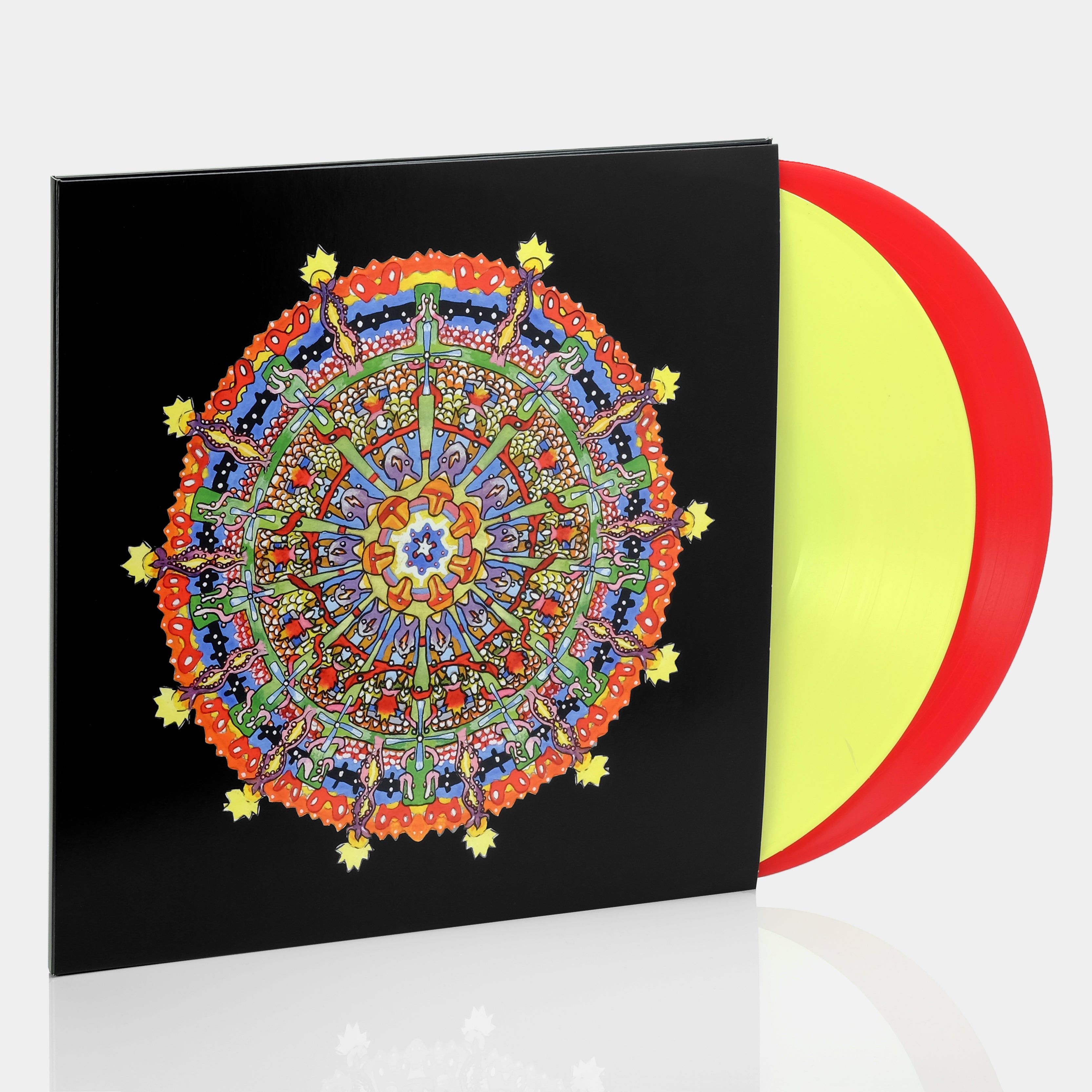 Of Montreal - Hissing Fauna, Are You The Destroyer? 2xLP Yellow & Red Vinyl Record