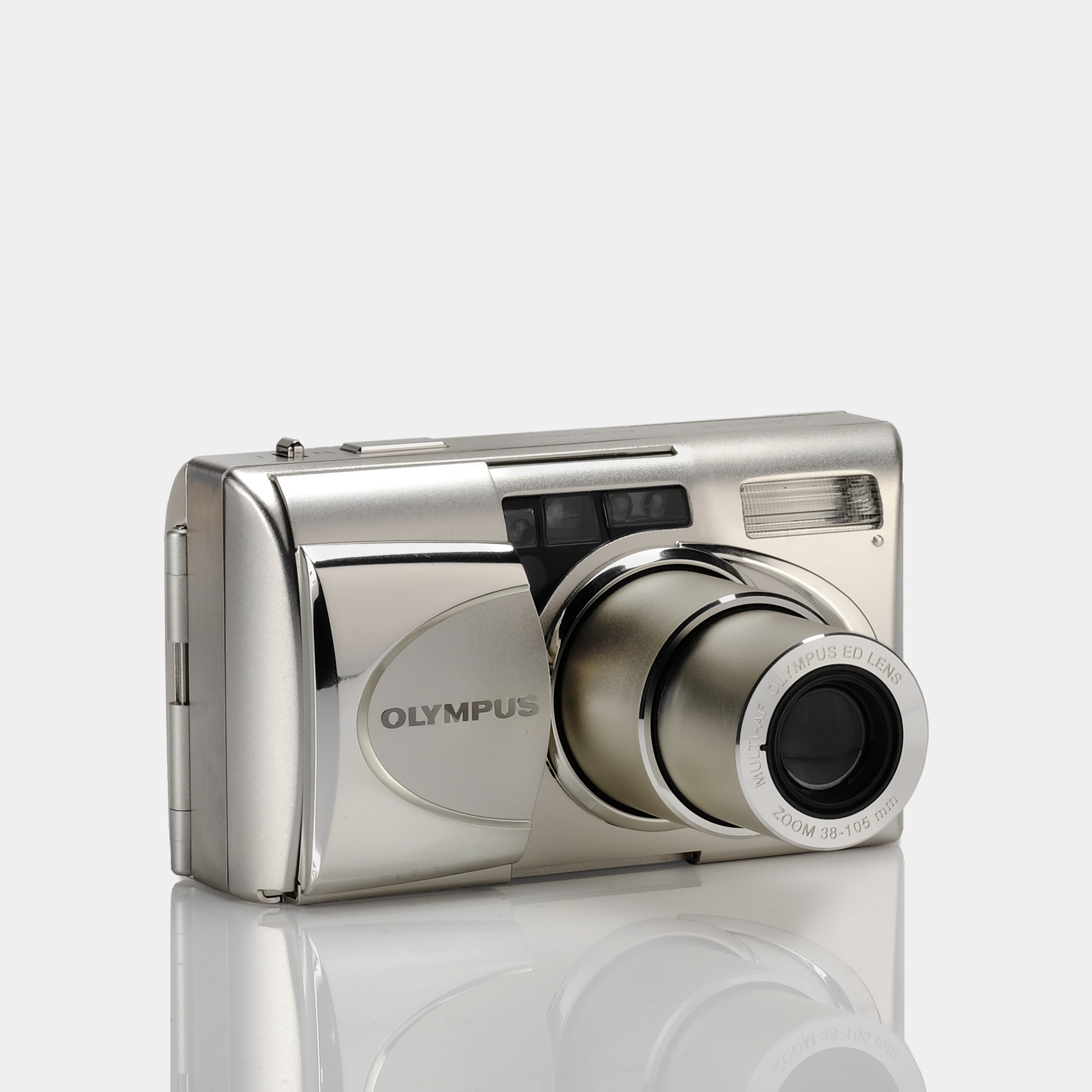 Olympus Stylus MJU V Metal 35mm Point And Shoot Film Camera (New Old Stock)