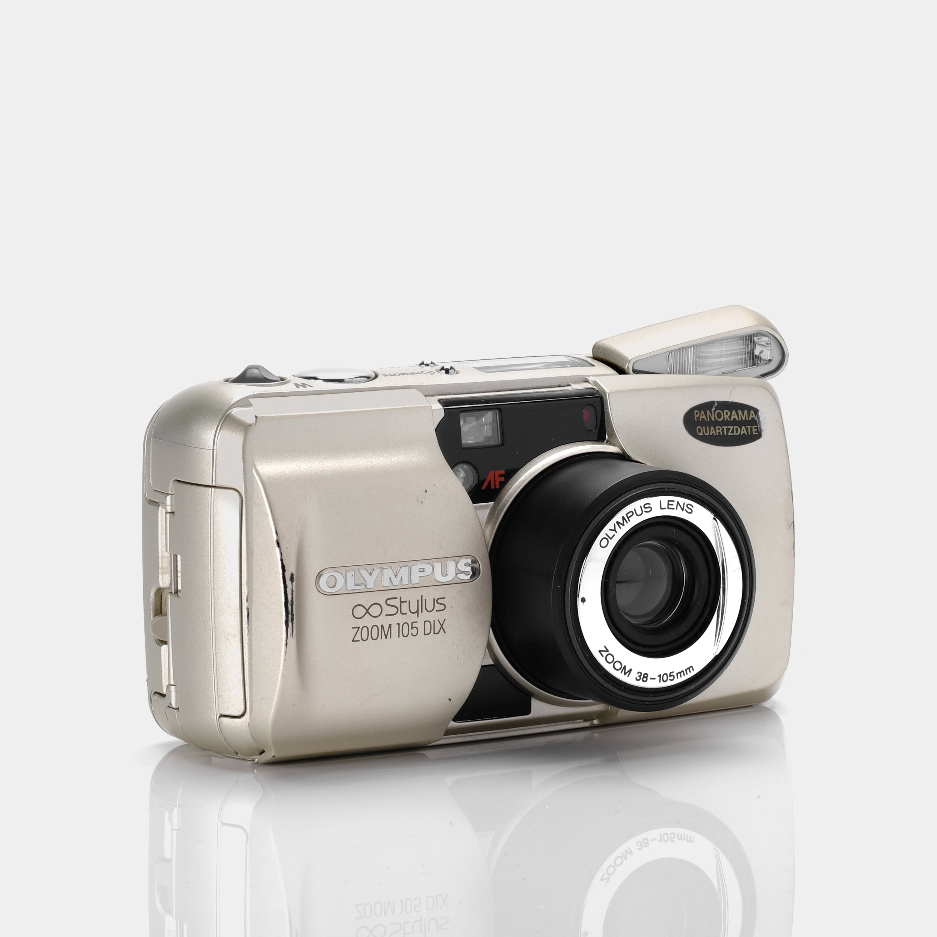 Olympus ∞ Infinity Stylus Zoom 105 DLX 35mm Point and Shoot Film Camera
