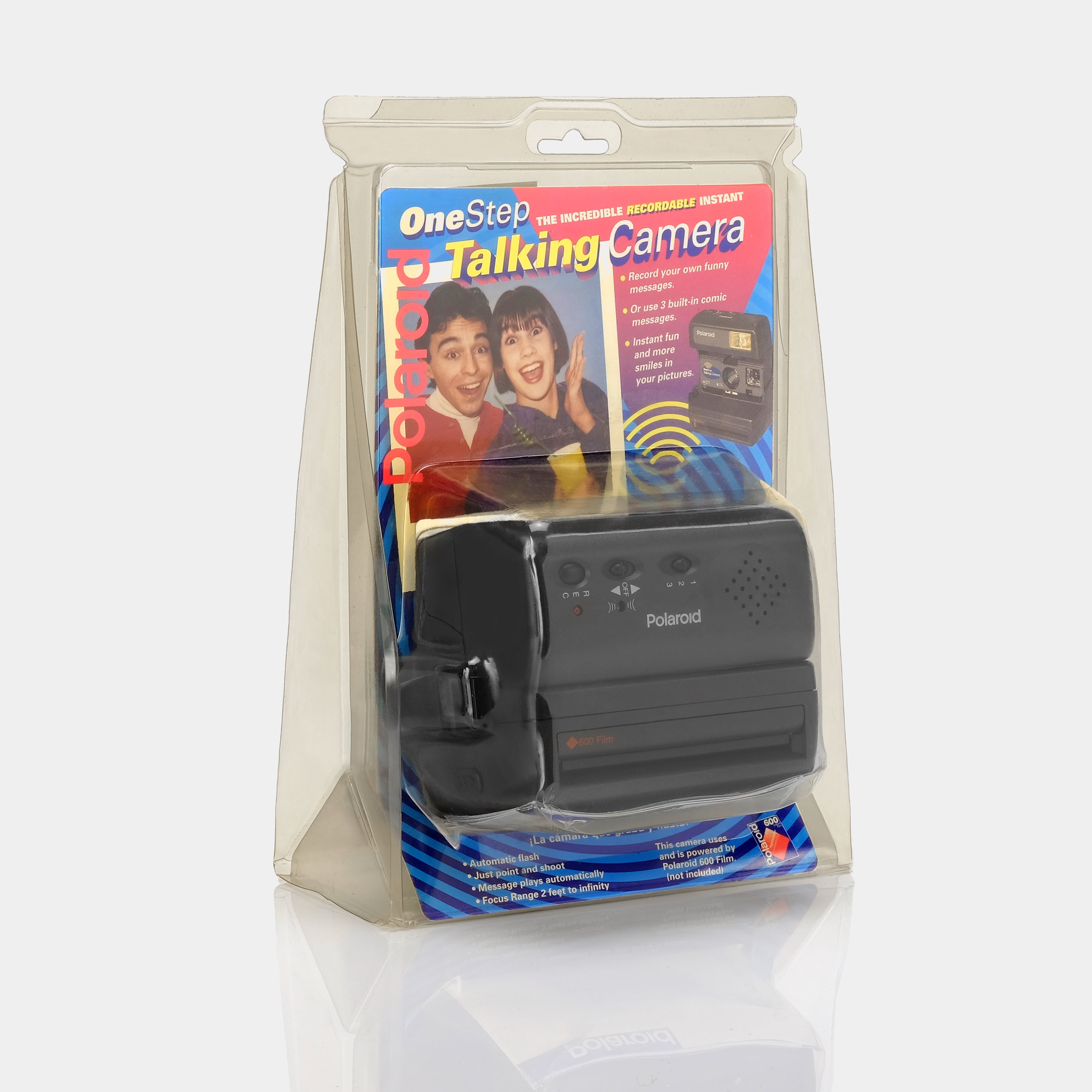 Polaroid 600 Talking Cam Black Instant Film Camera (New In Packaging)