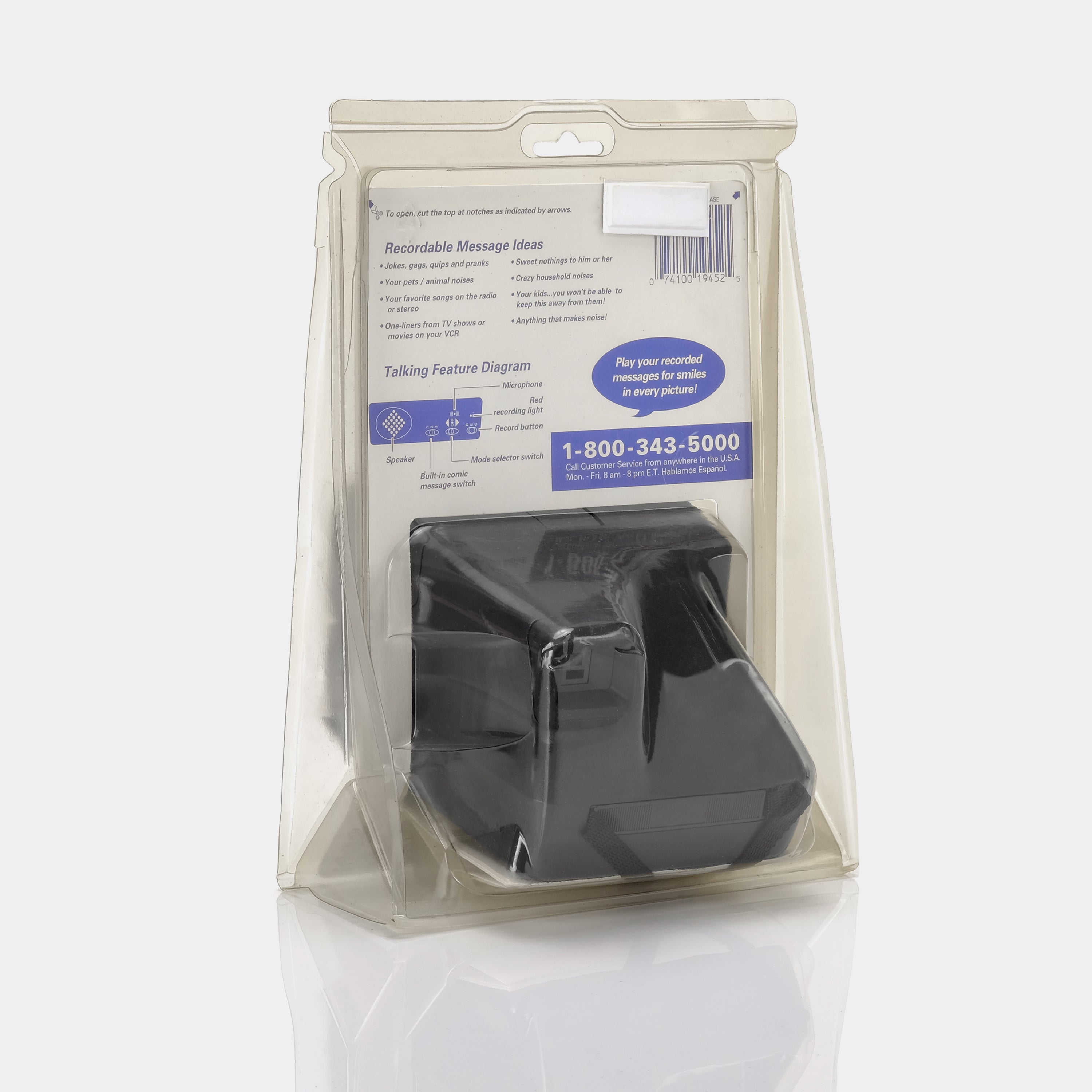Polaroid 600 Talking Cam Black Instant Film Camera (New In Packaging)