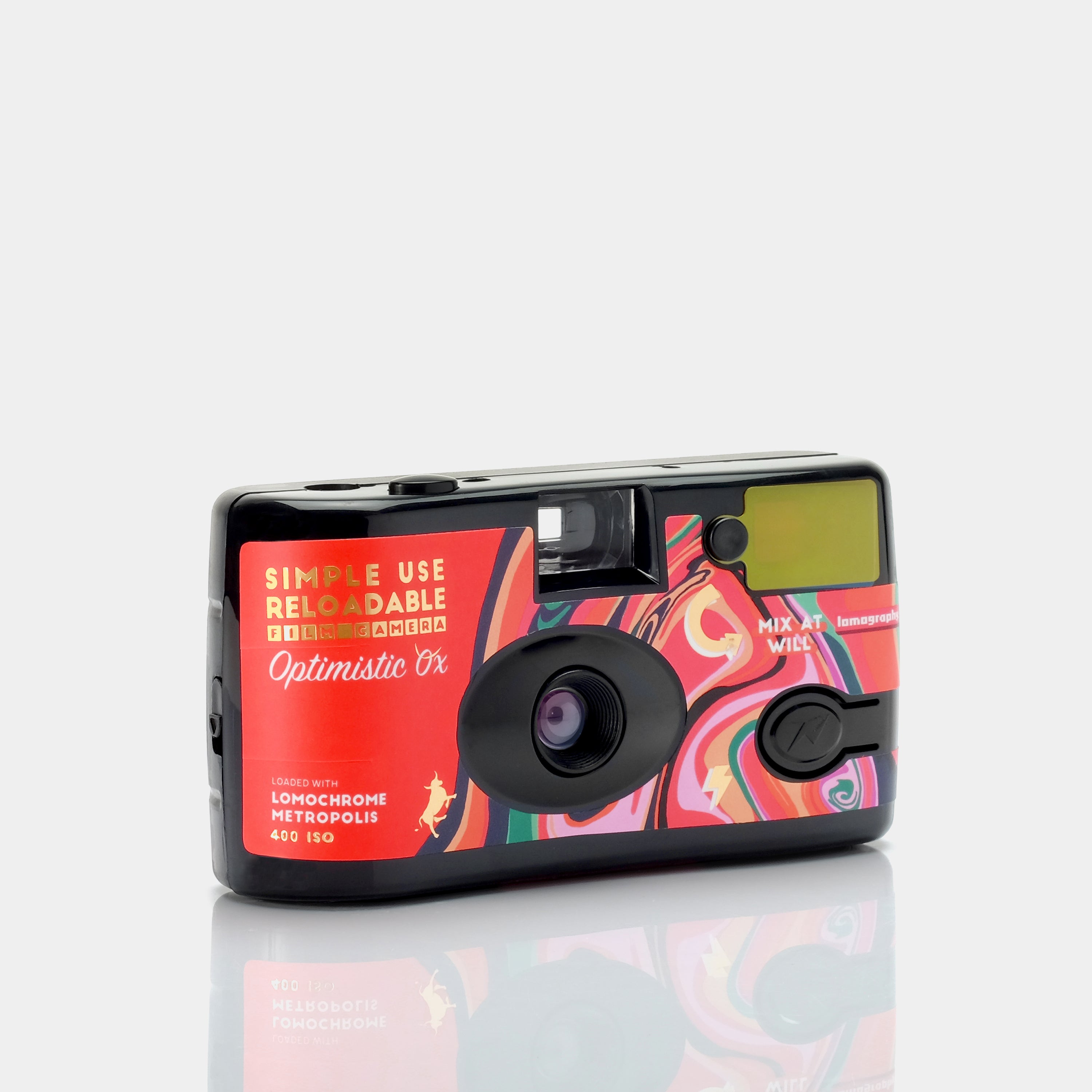 Lomography Optimistic Ox cámara reutilizable (edición limitada) - Foto  R3, film lab y fotografía analógica