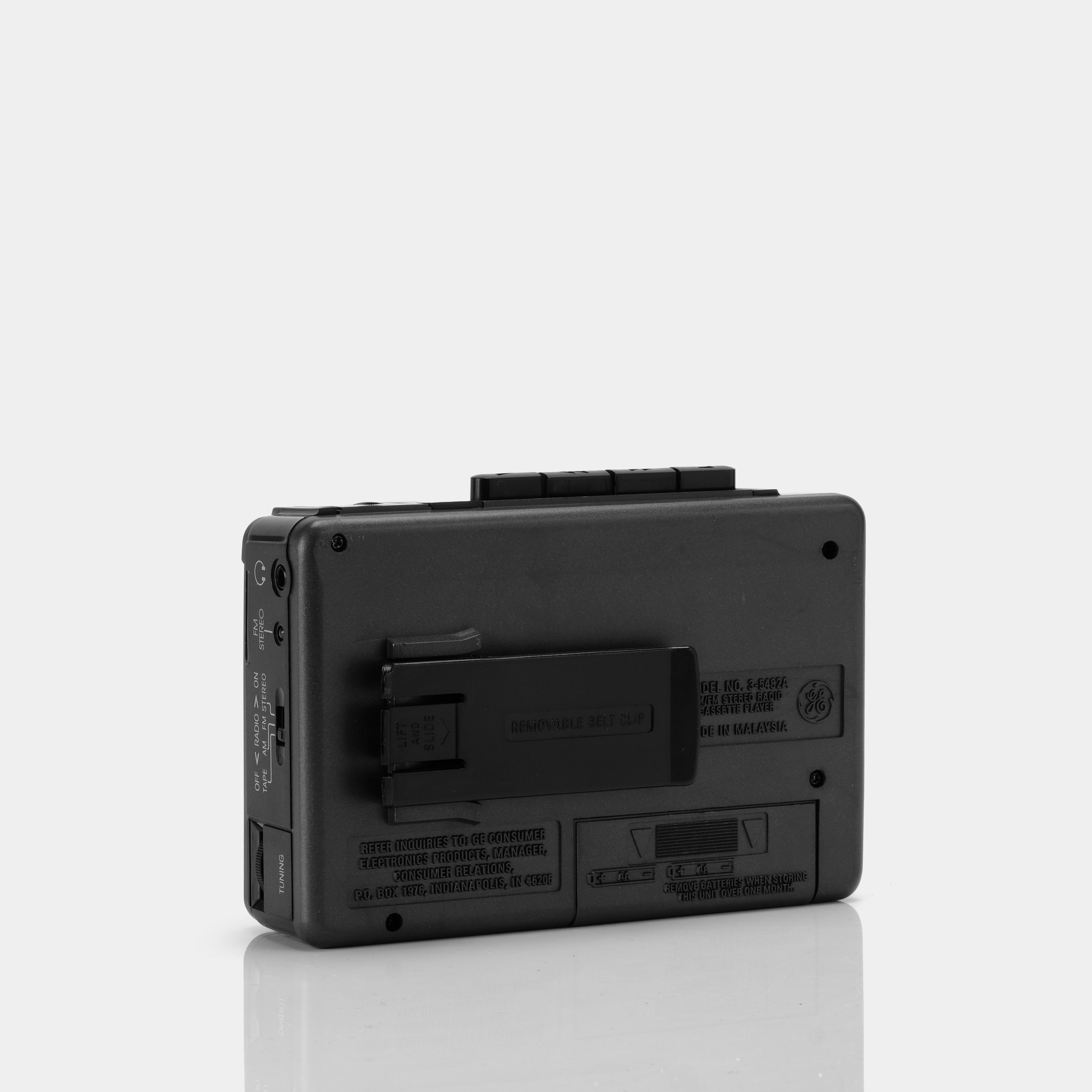 General Electric Model 3-5482A AM/FM Portable Cassette Player