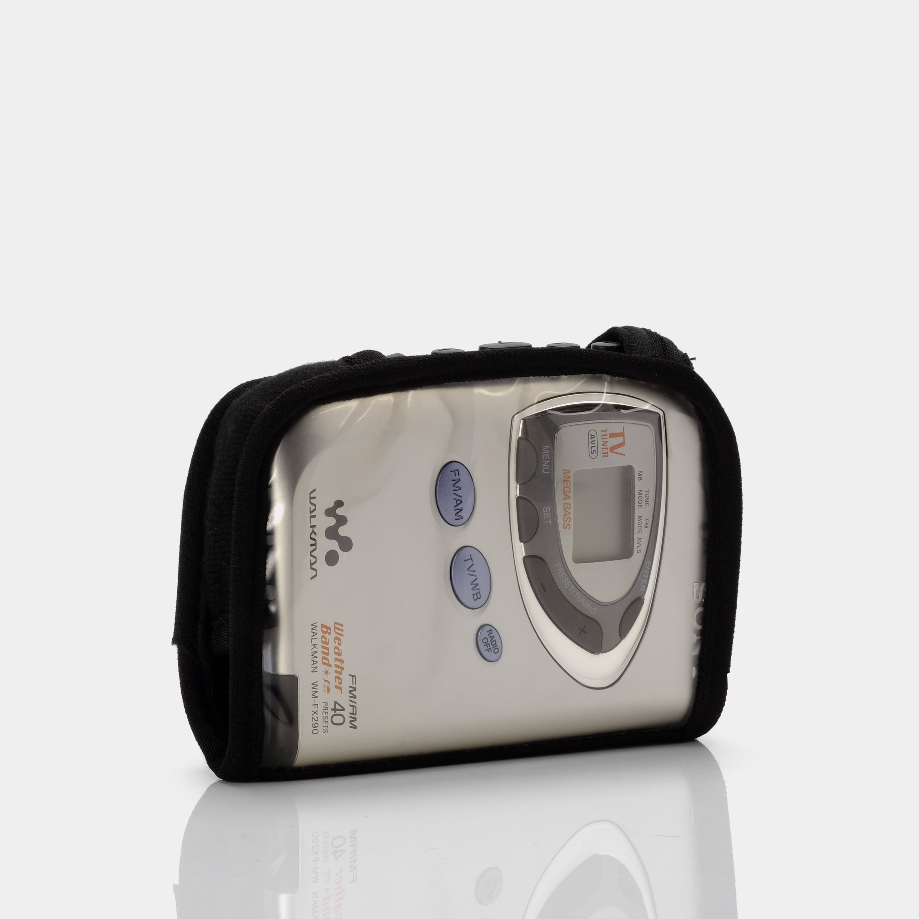 Sony WM-FX290 Silver Walkman Portable Cassette Player and AM/FM Radio