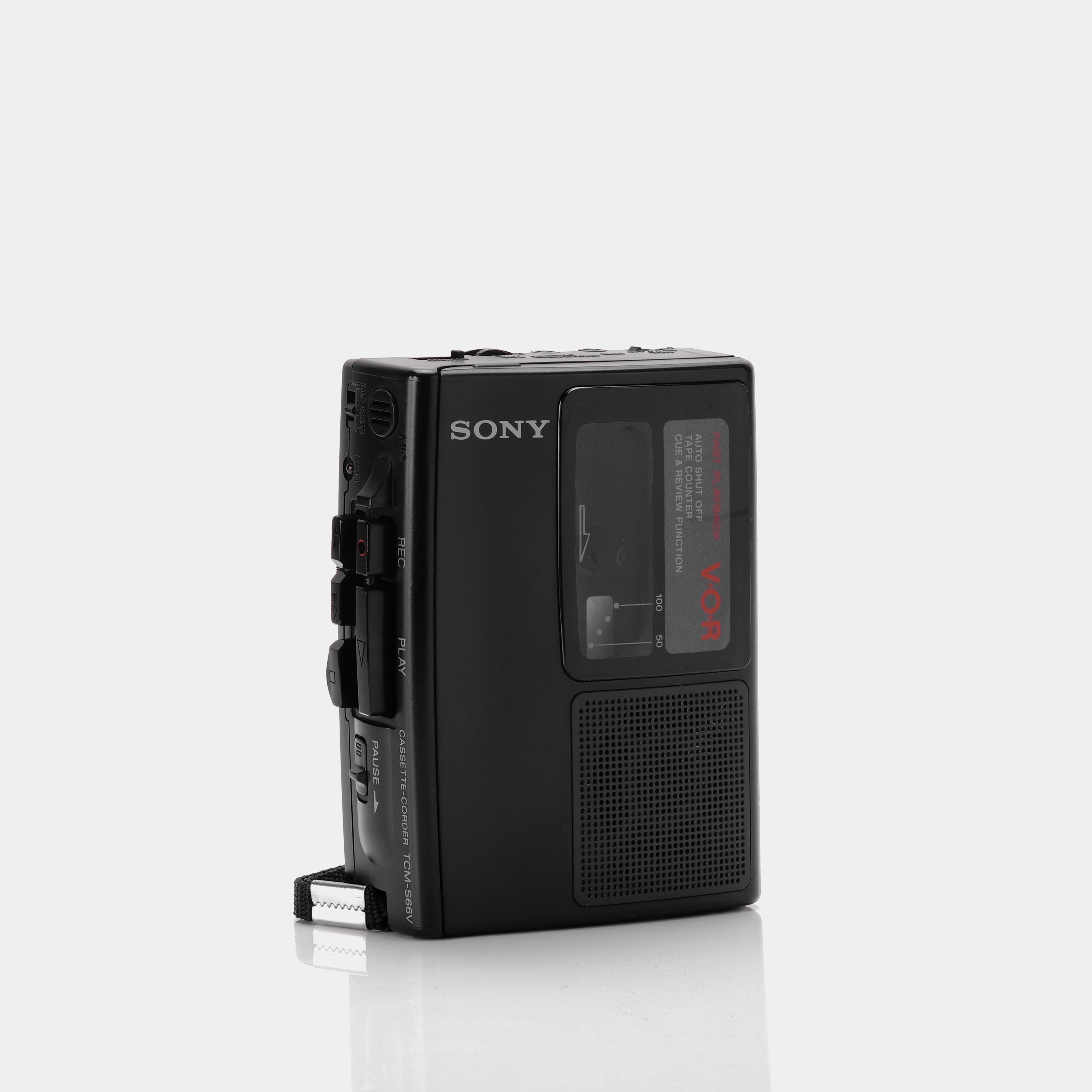 Sony Cassette Corder TCM-866V Portable Cassette Player