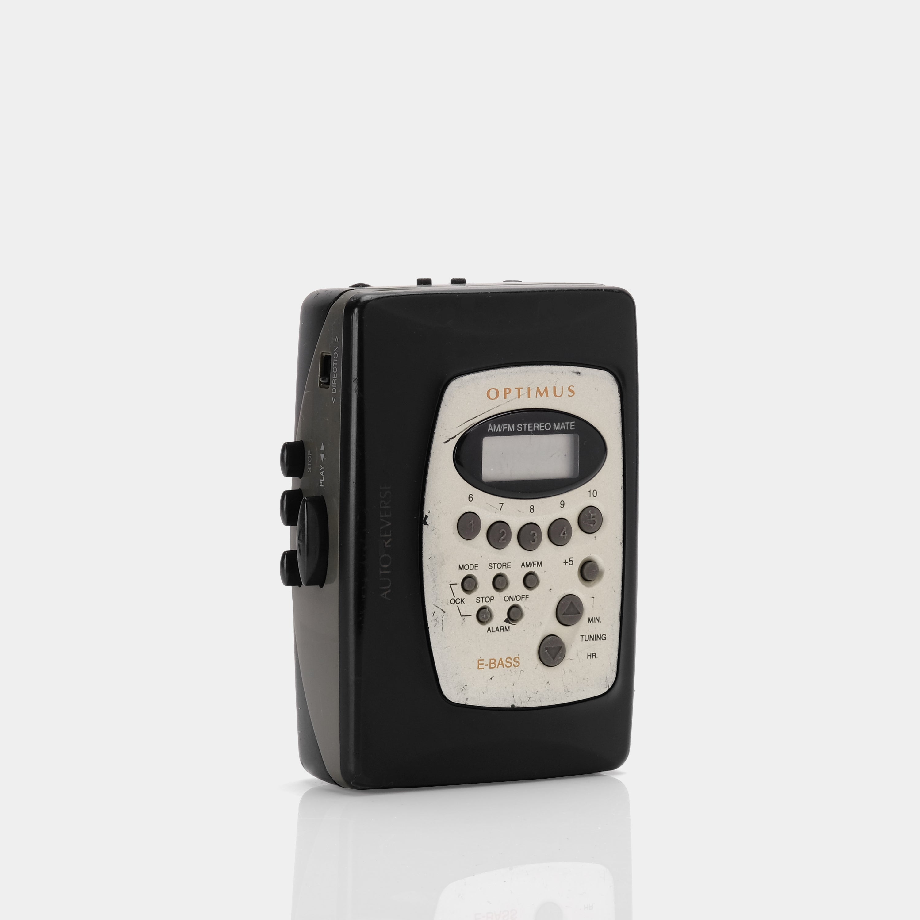 Optimus SCP-84 Auto Reverse AM/FM Portable Cassette Player