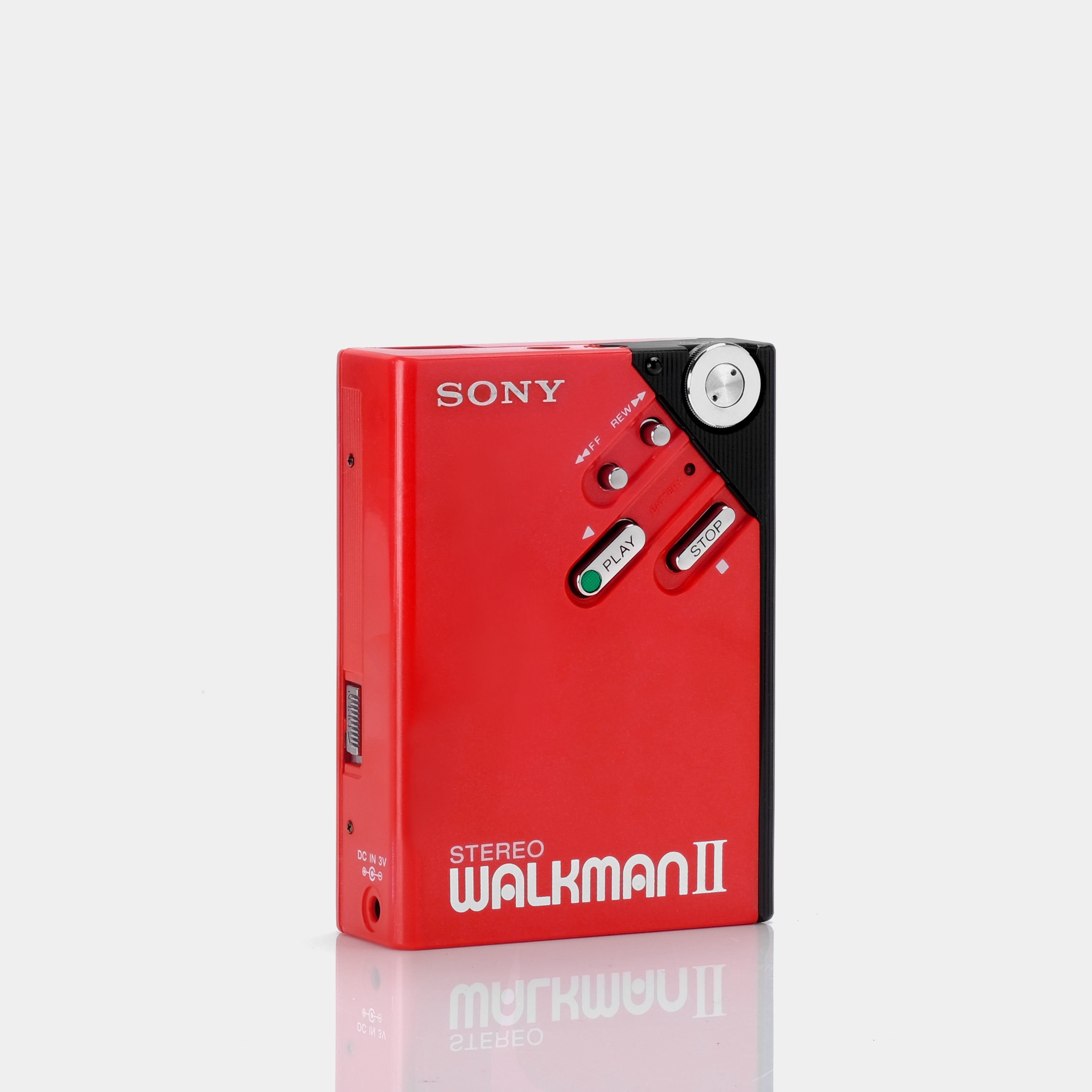 Sony Walkman II Red WM-2 Portable Cassette Player