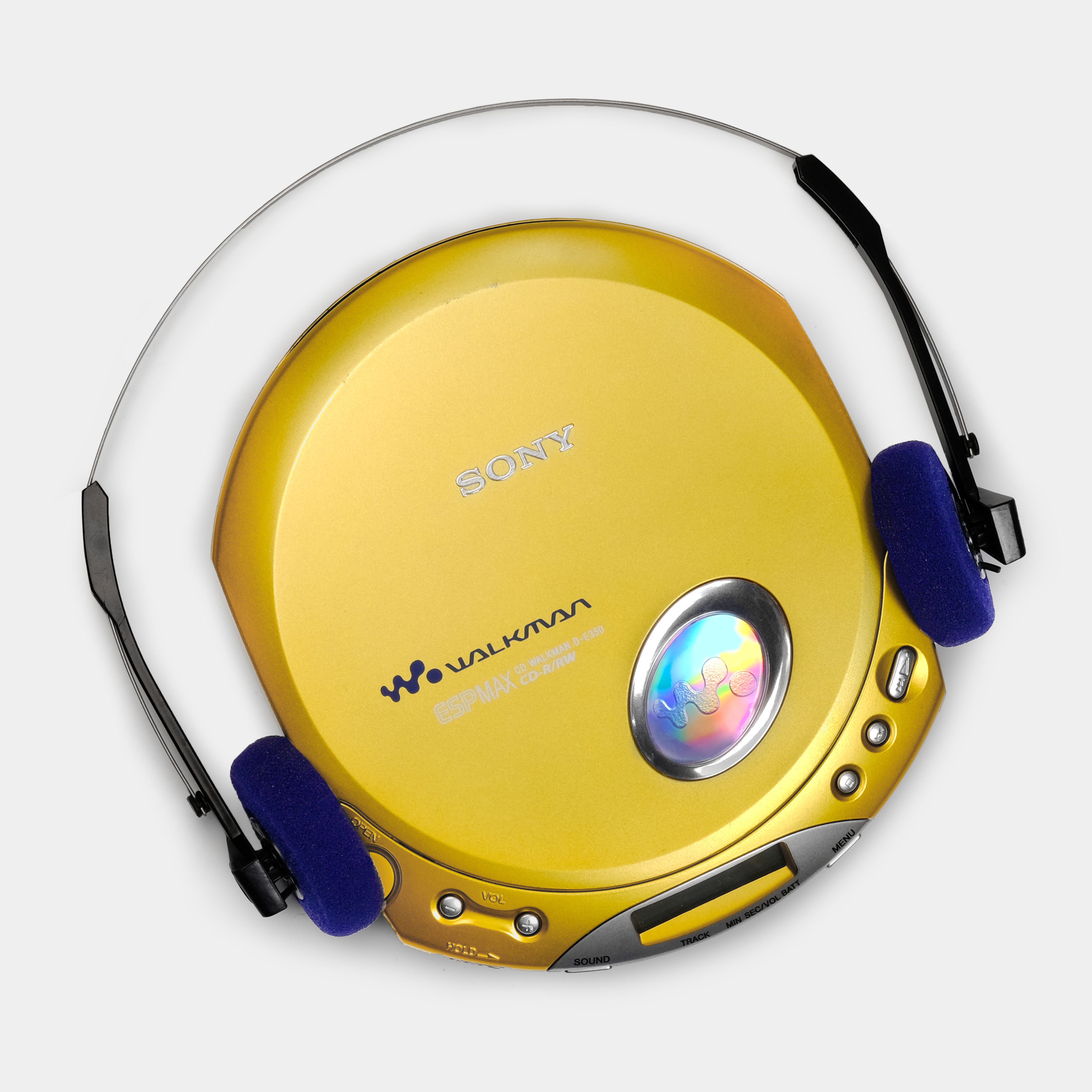 Sony Walkman D-E350 Gold Portable CD Player (B Grade)
