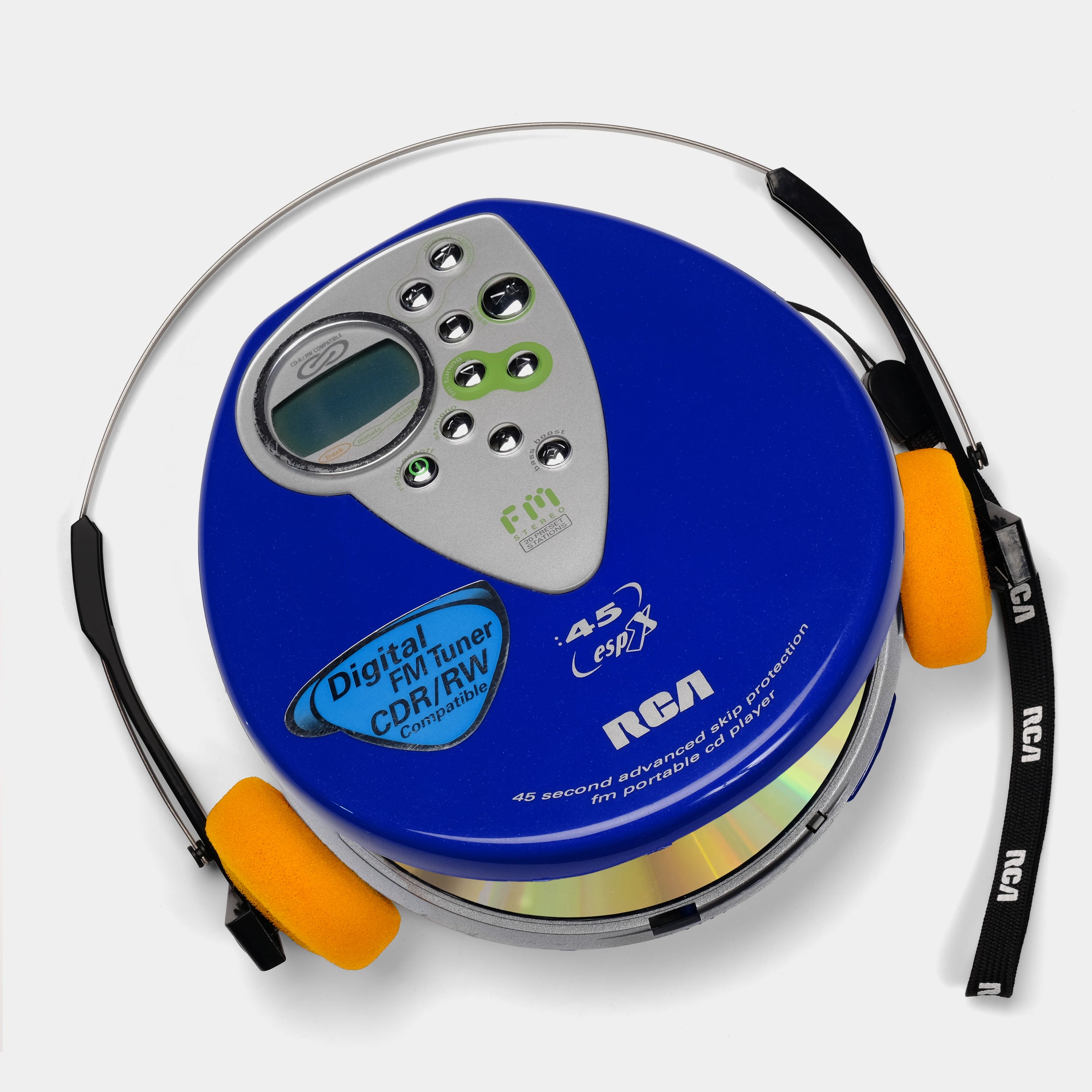 RCA RP2430B Portable CD Player rca-rp2430b-portable-cd-player