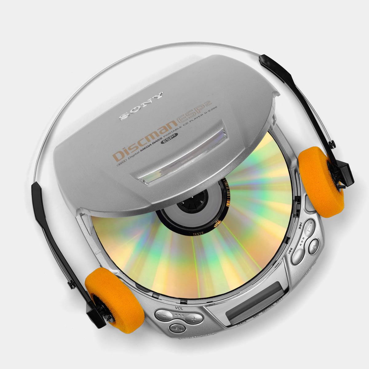 Discman Red Sony Discman ESP2 D-E200 Portable CD Player