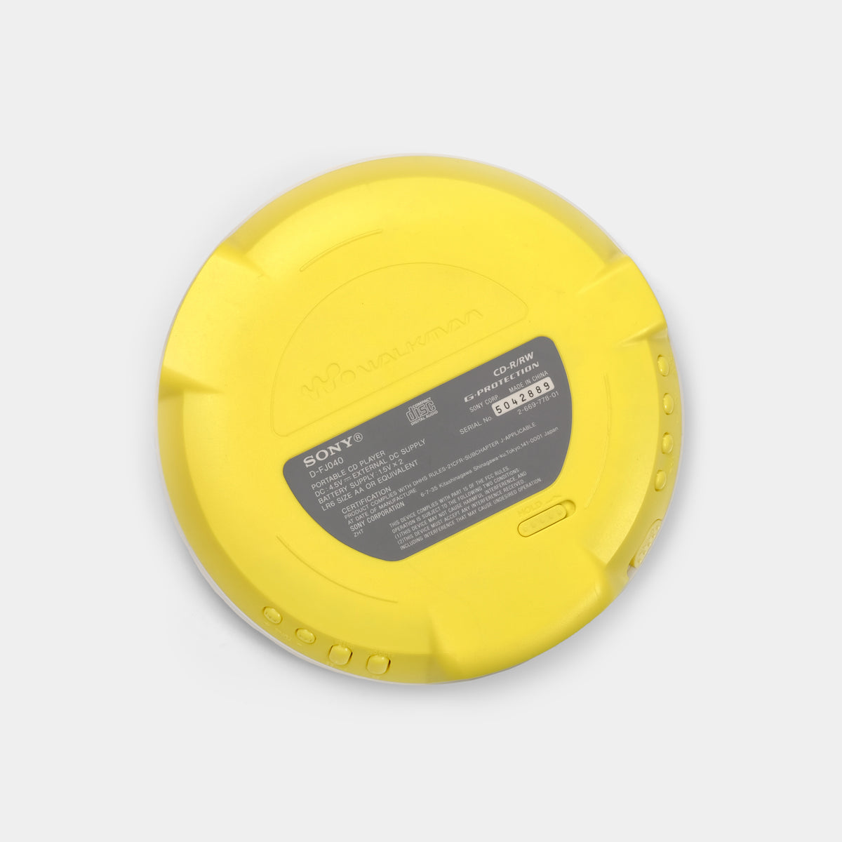Sony Psyc D-FJ040 Portable CD Player
