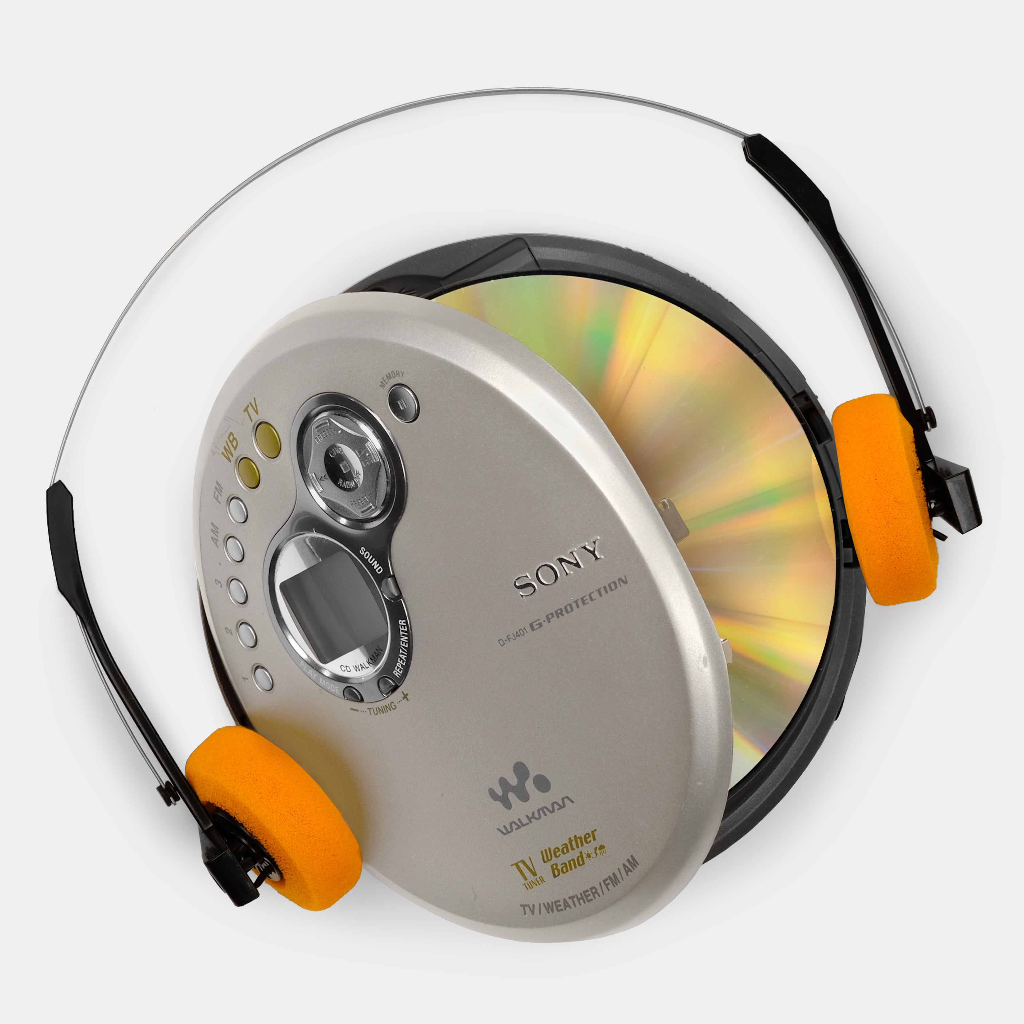 Sony Walkman G-Protection D-FJ401 Portable CD Player