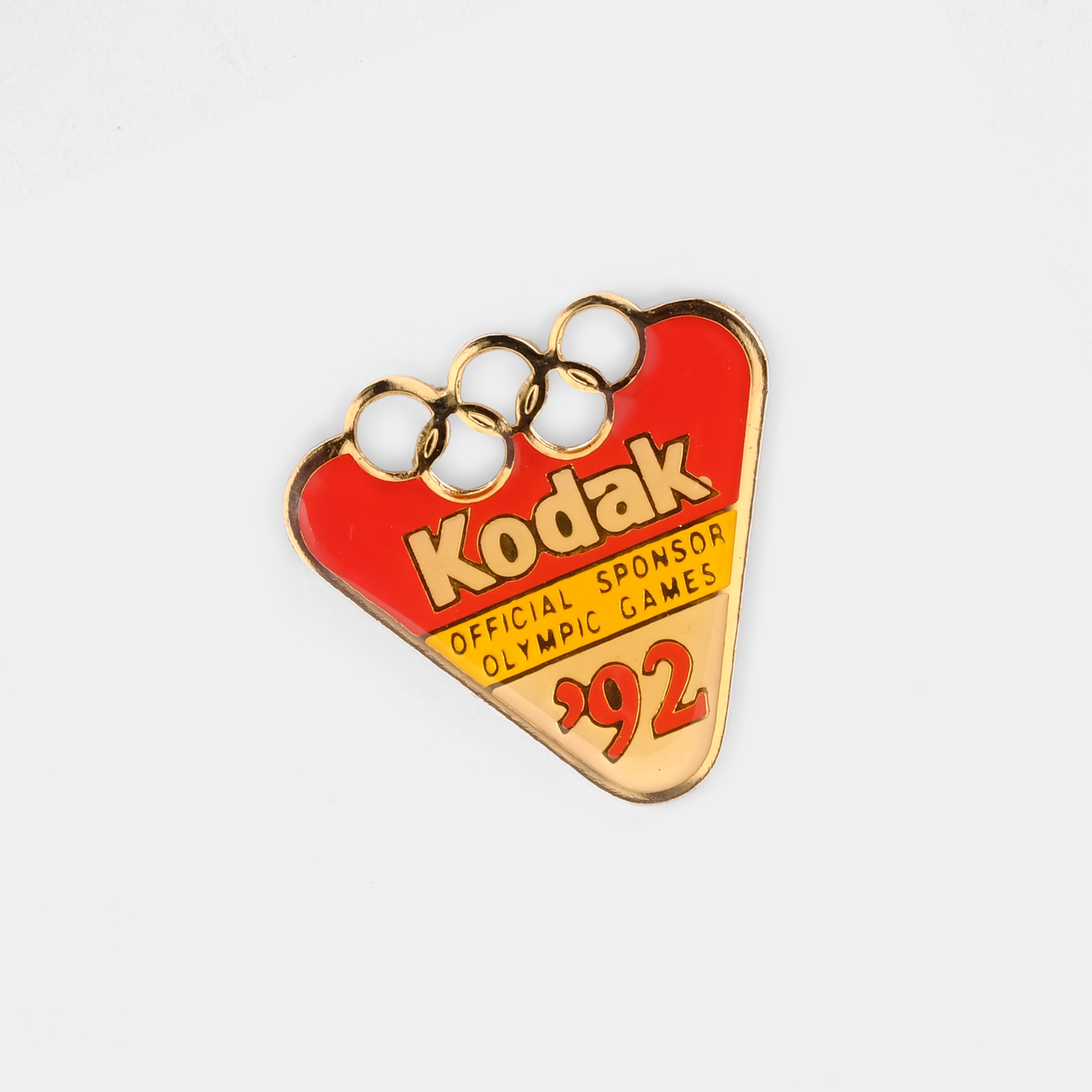 Kodak 92' "Official Sponsor of Olympic Games" Vintage Enamel Pin