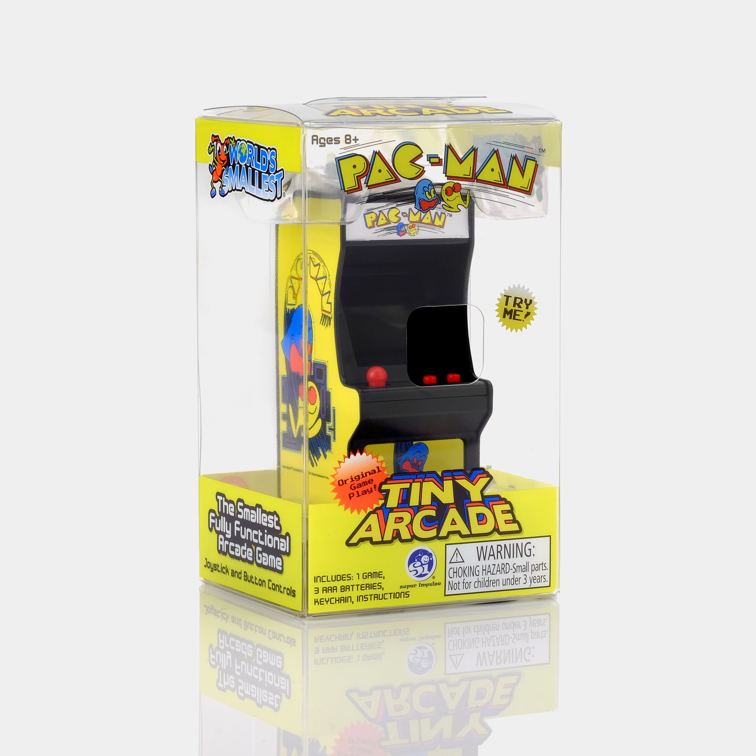 Tiny Arcade Pac-Man Game Keychain