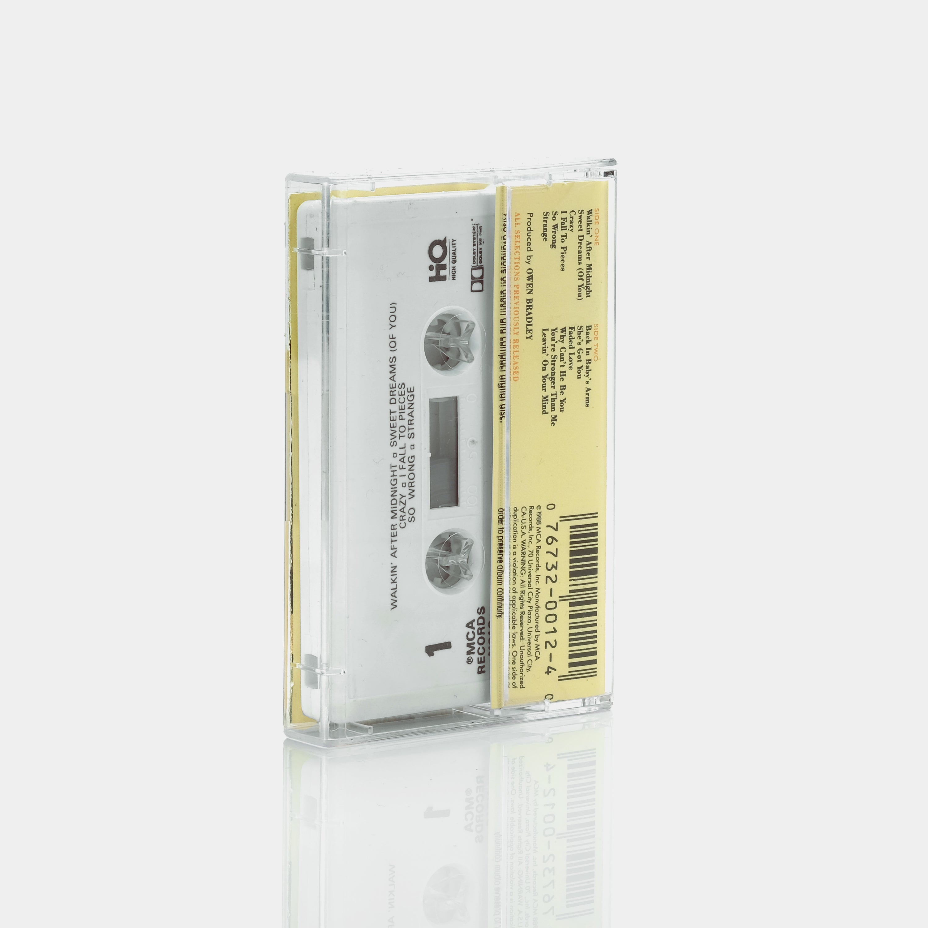 Patsy Cline - 12 Greatest Hits Cassette Tape
