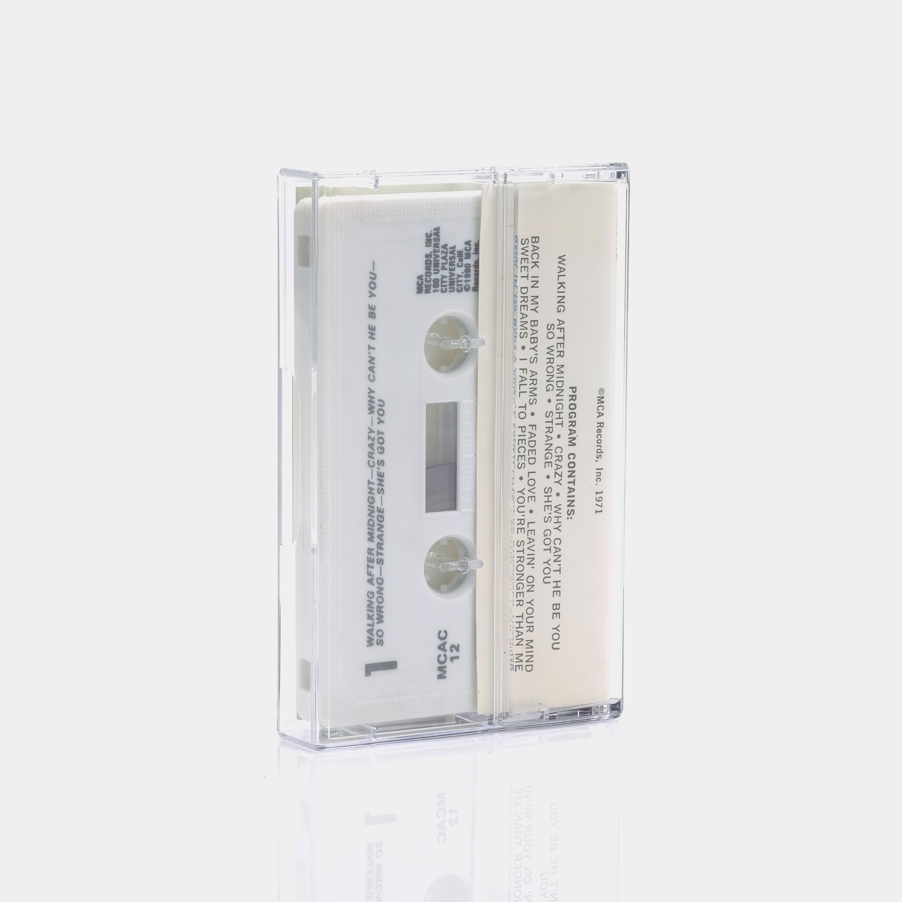 Patsy Cline's Greatest Hits Cassette Tape