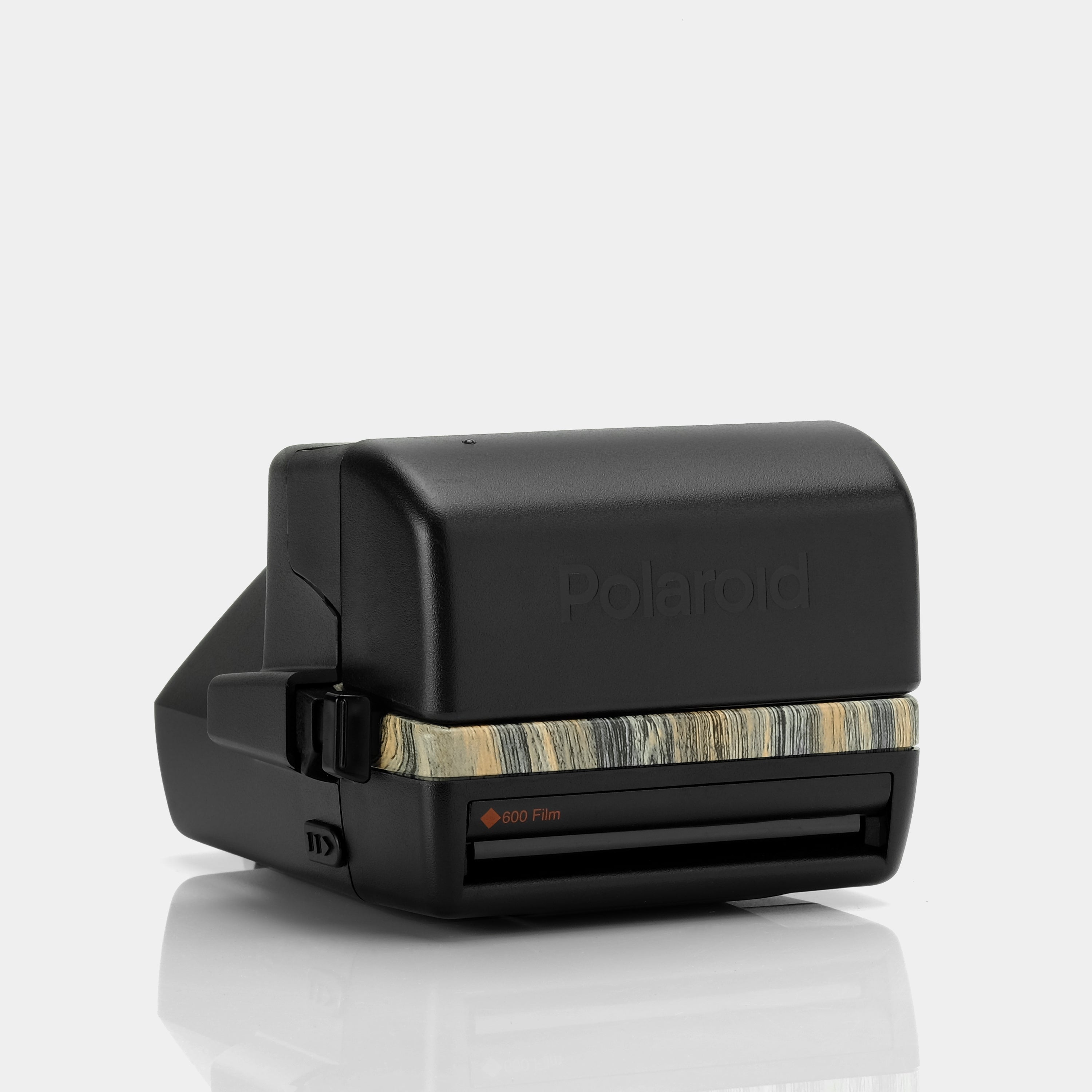 Polaroid 600 OneStep Autofocus Wood Grain Instant Film Camera