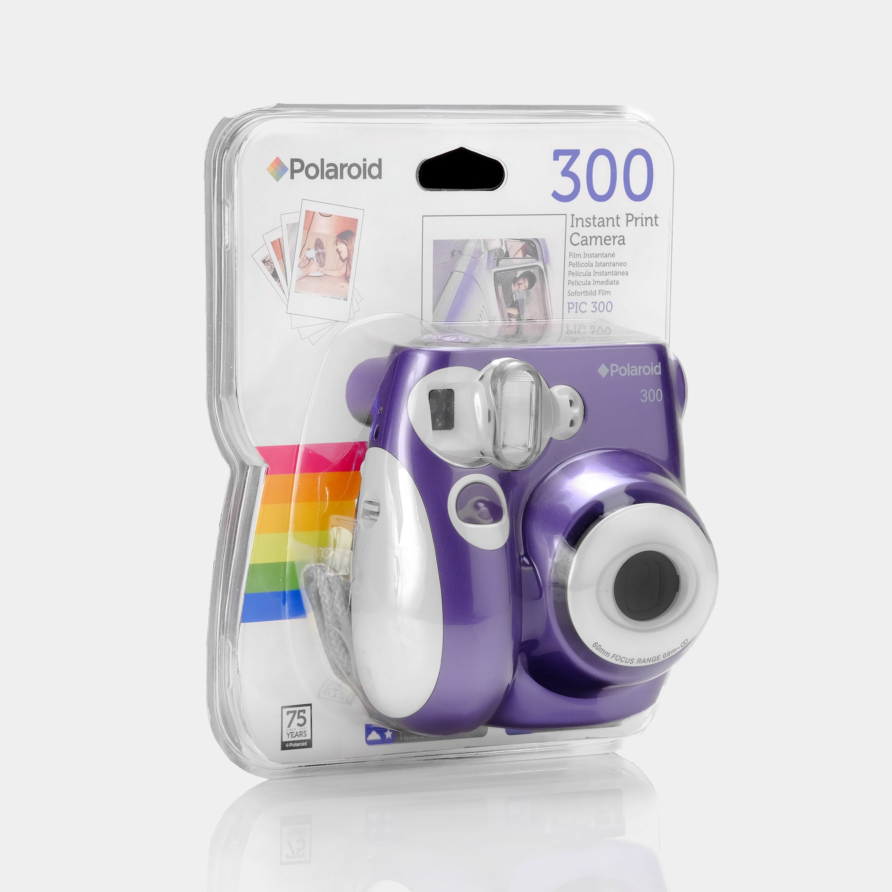 Polaroid 300 Purple Instax Mini Instant Film Camera