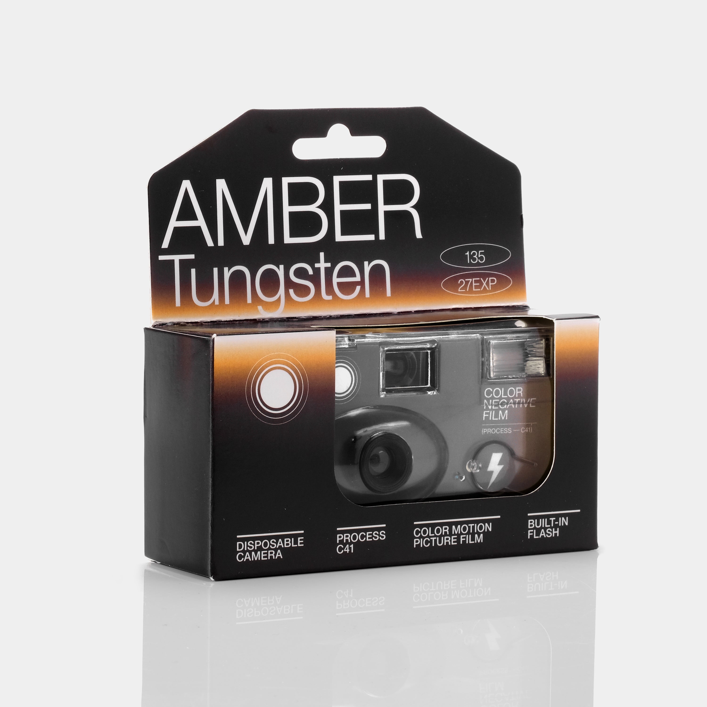 Amber Tungsten Disposable 35mm Film Camera (27 Exposures)