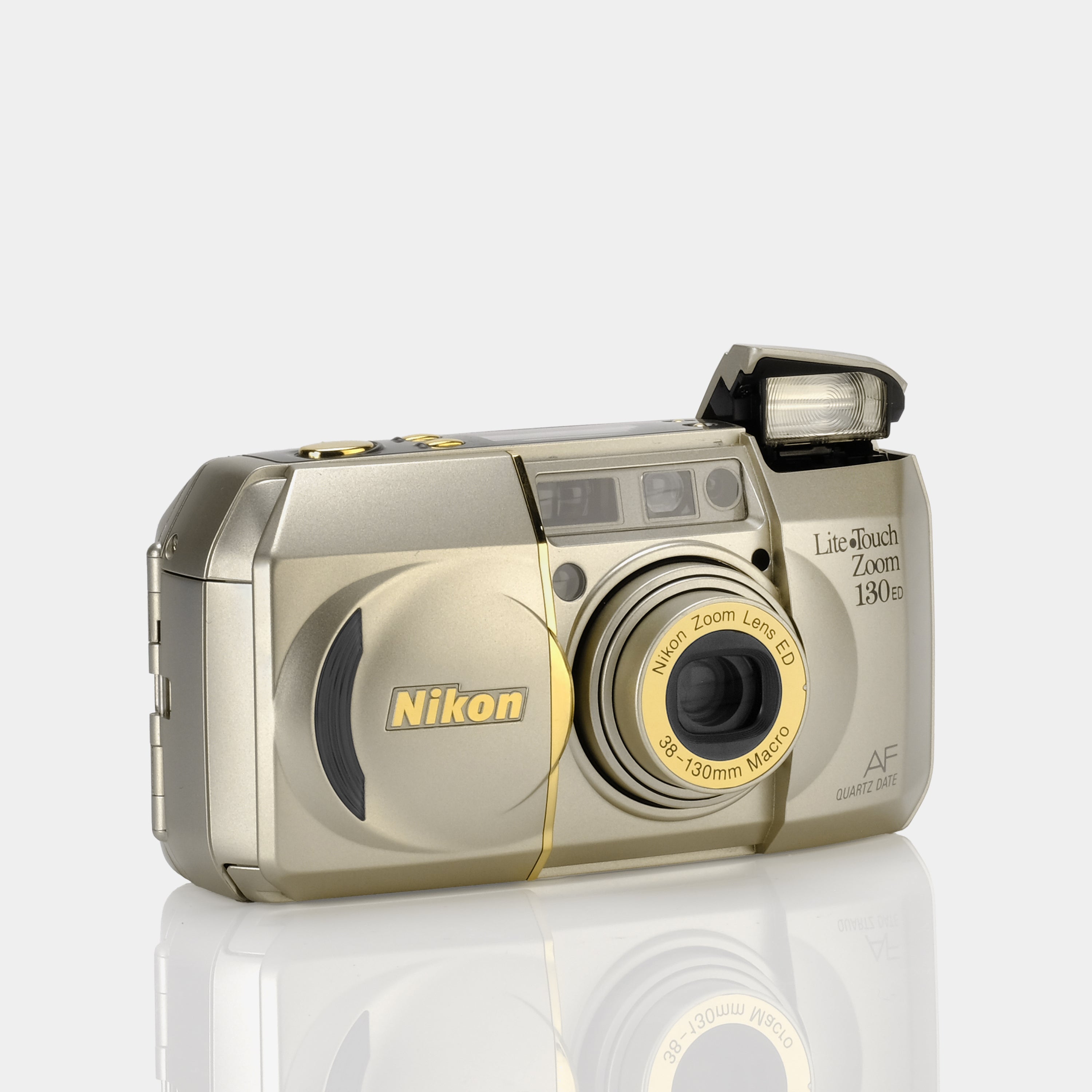 Nikon Lite-Touch Zoom 130 ED 35mm Point And Shoot Film Camera