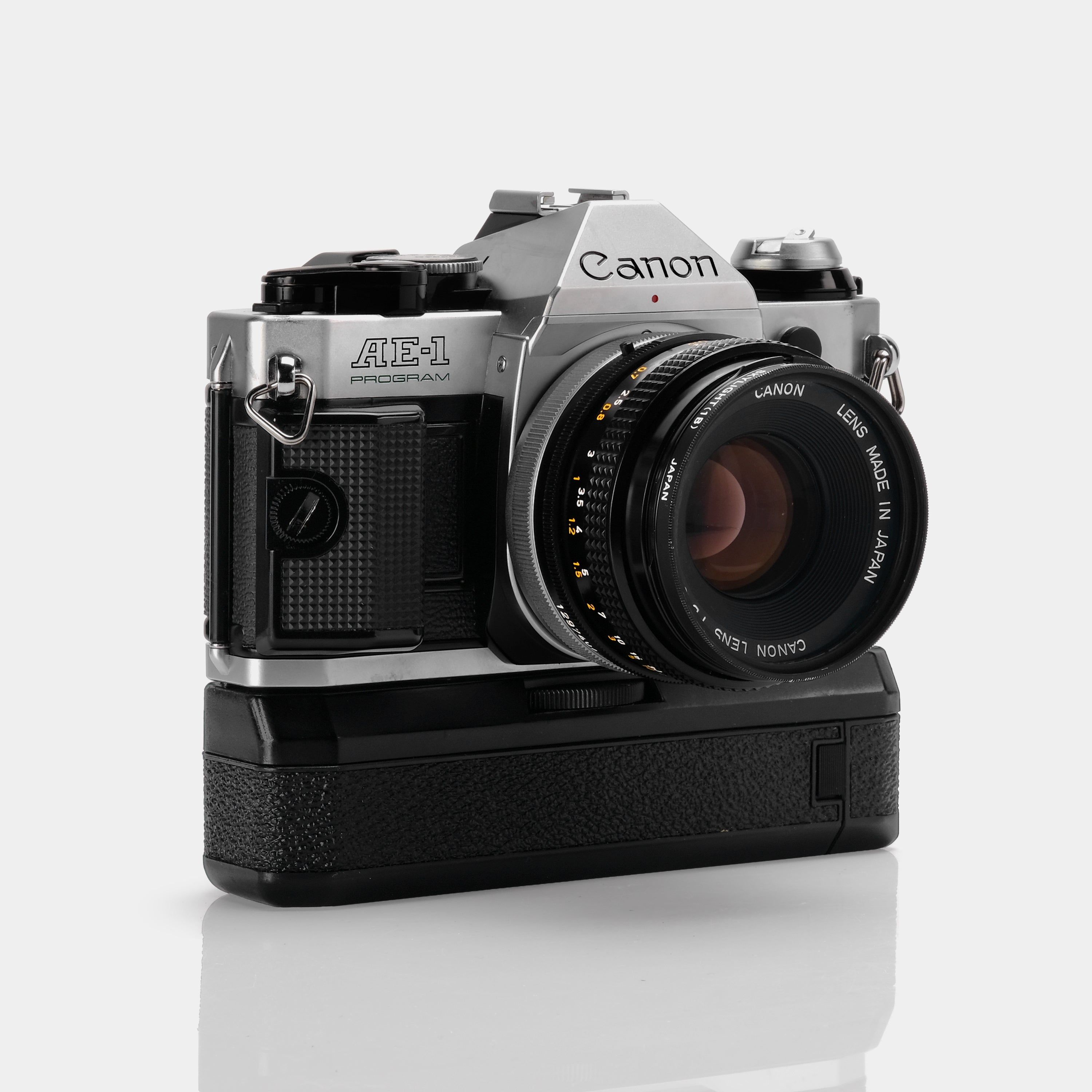 Canon AE-1 Program SLR 35mm Film Camera ("Action Kit")