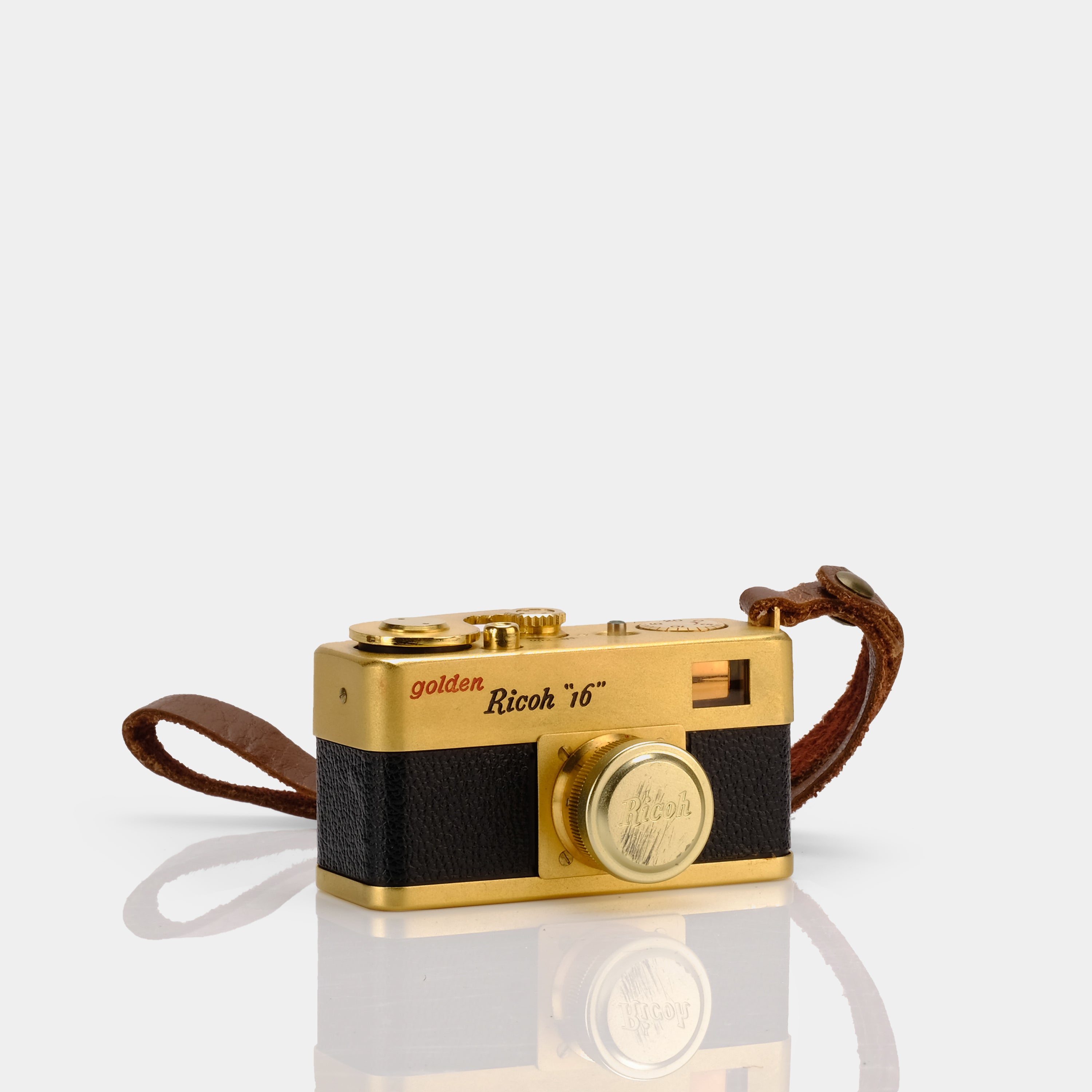 Golden Ricoh 16 Subminiature Gold-plated 16mm Film Camera