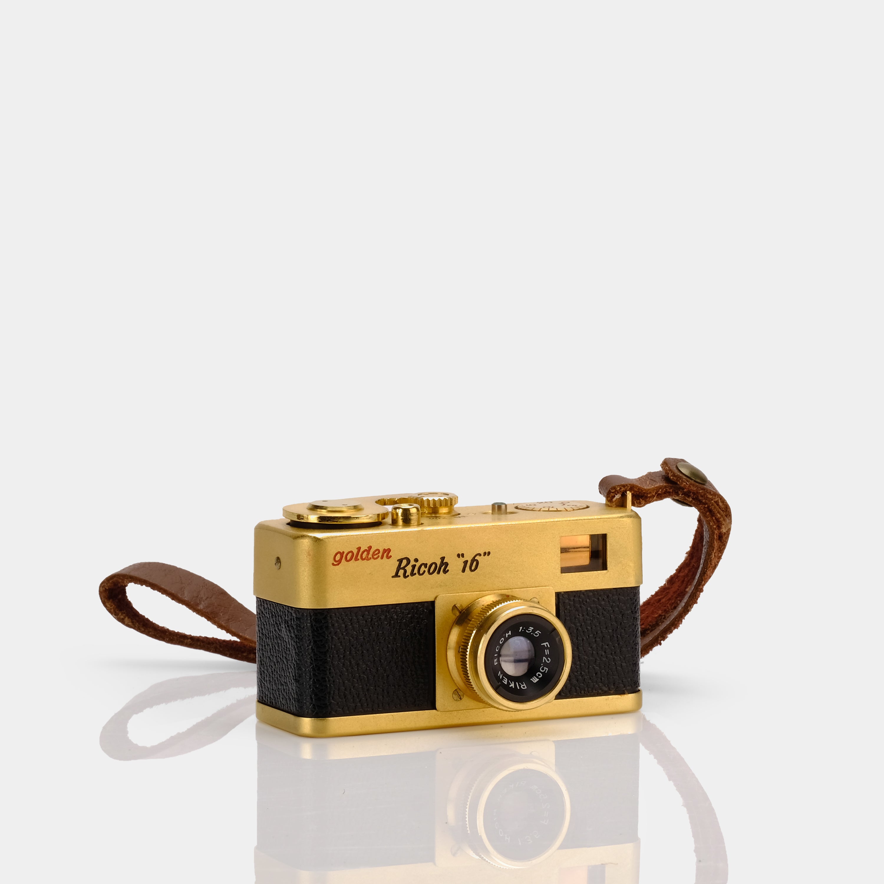 Golden Ricoh 16 Subminiature Gold-plated 16mm Film Camera