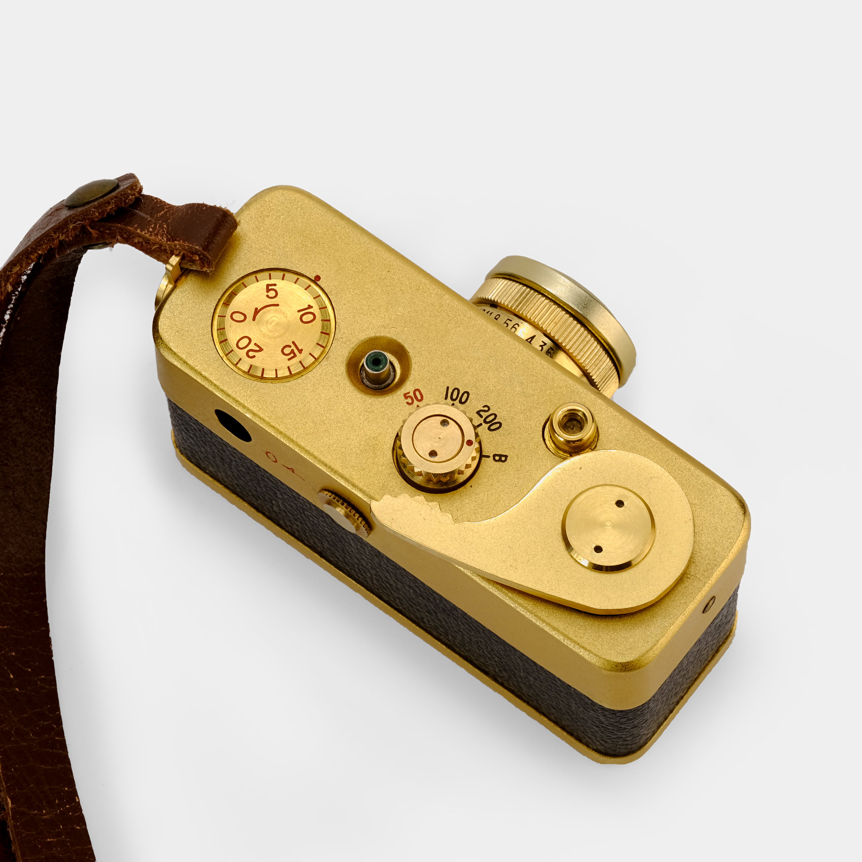 Golden Ricoh 16 Subminiature Gold-plated 16mm Film Camera