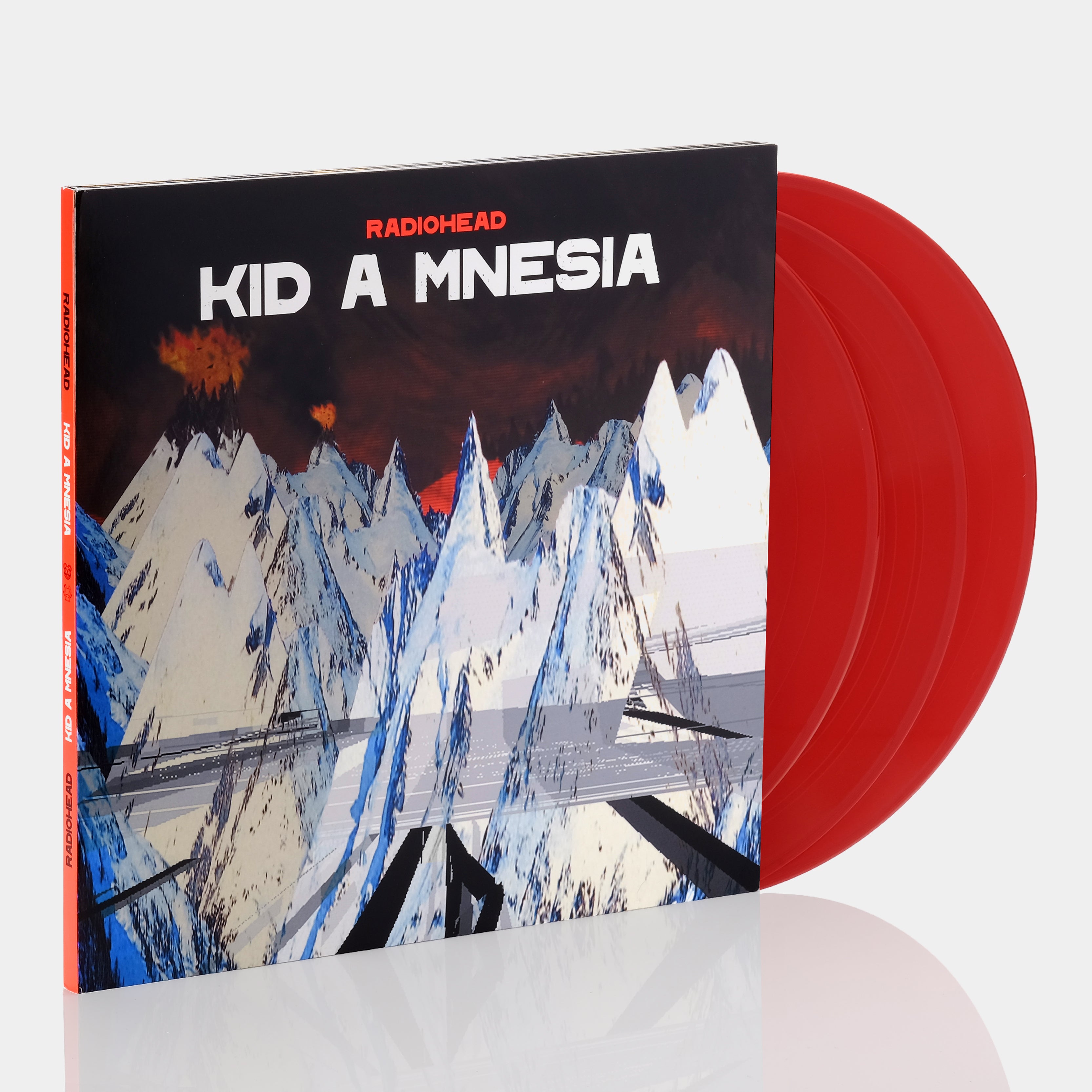 Radiohead - KID A MNESIA 3xLP Red Vinyl Record