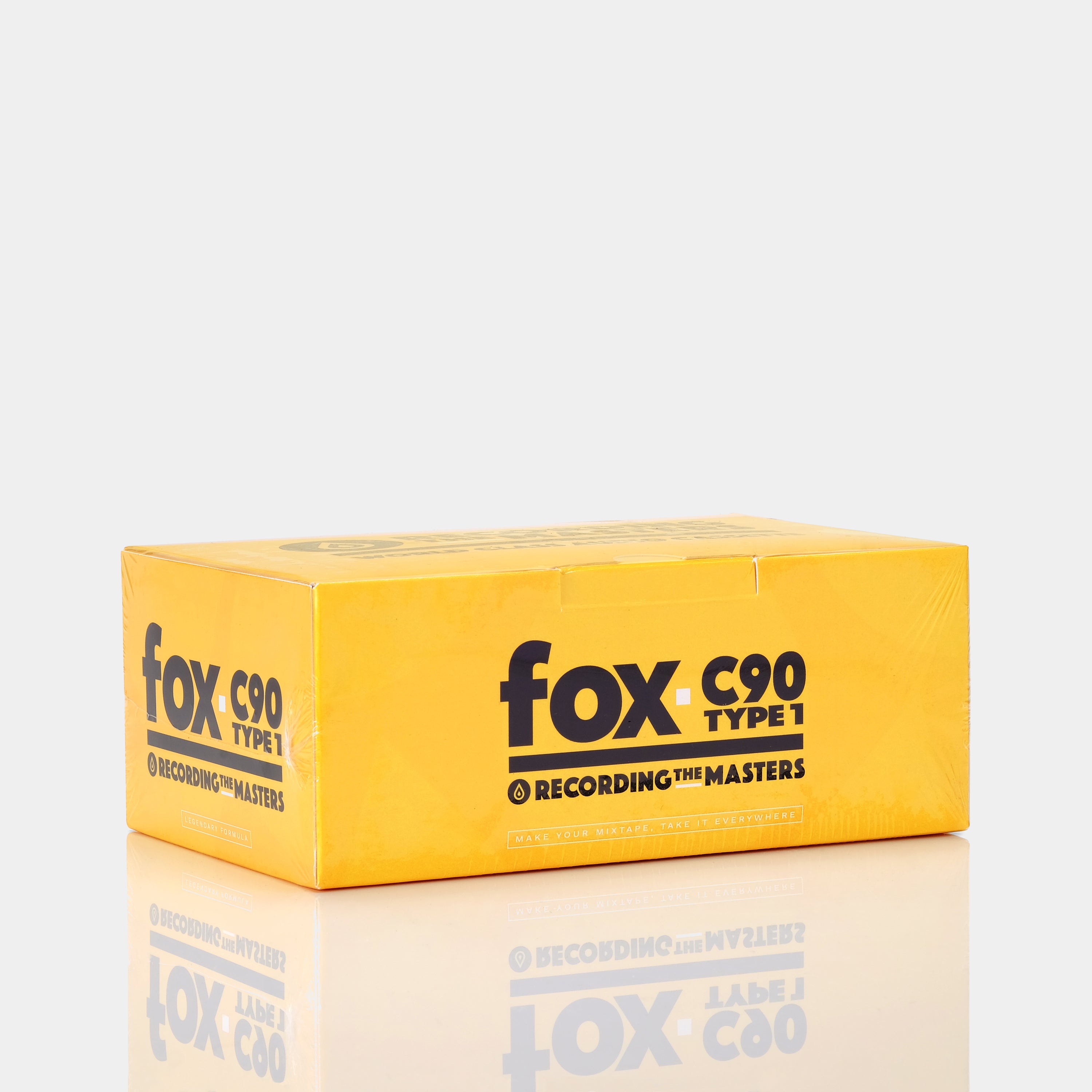Fox C90 Type I 90 Min Blank Cassette Tapes (10 Pack)
