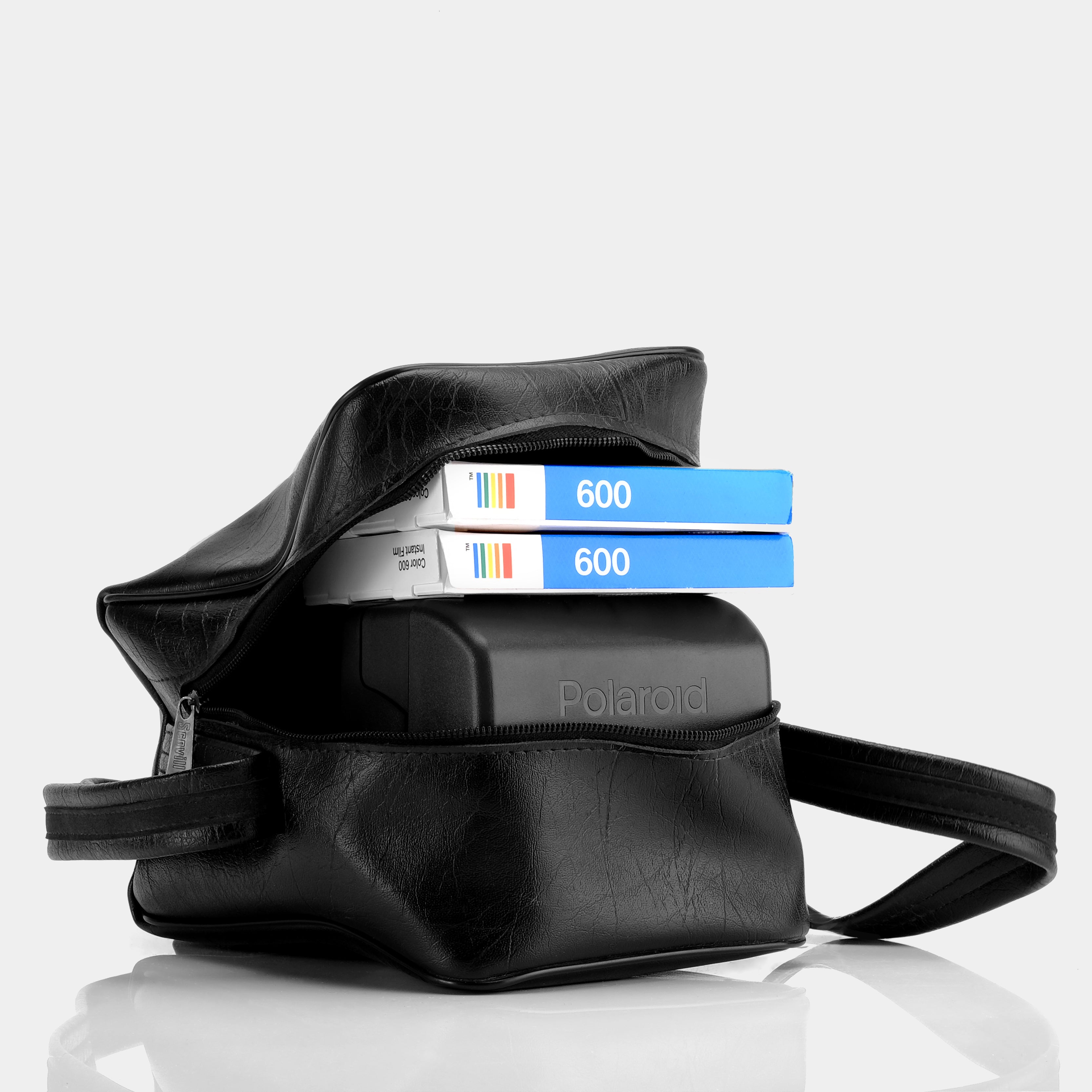 Polaroid Black Pleather Impulse Instant Camera Bag