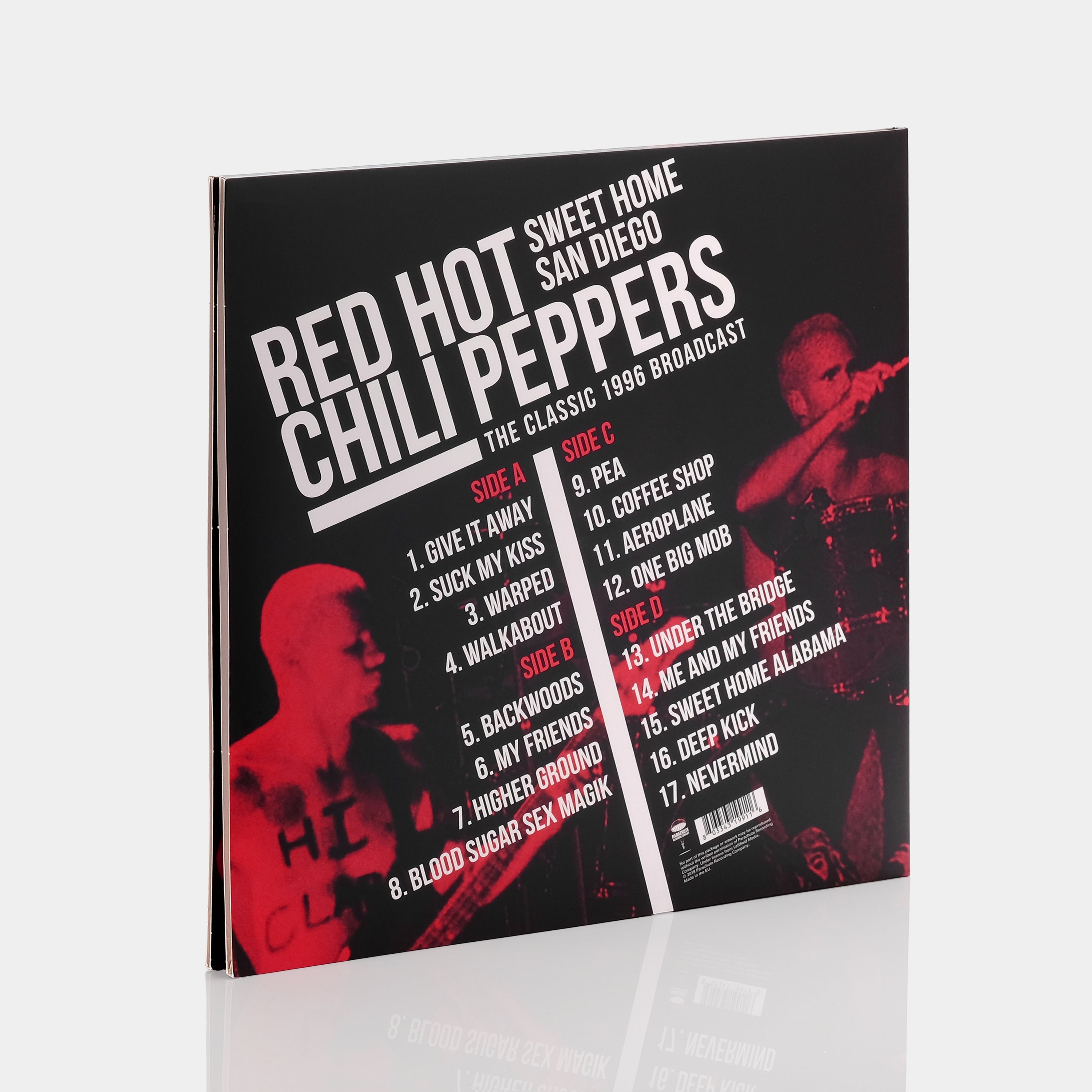 Red Hot Chili Peppers - Sweet Home San Diego 2xLP Translucent Red Vinyl Record