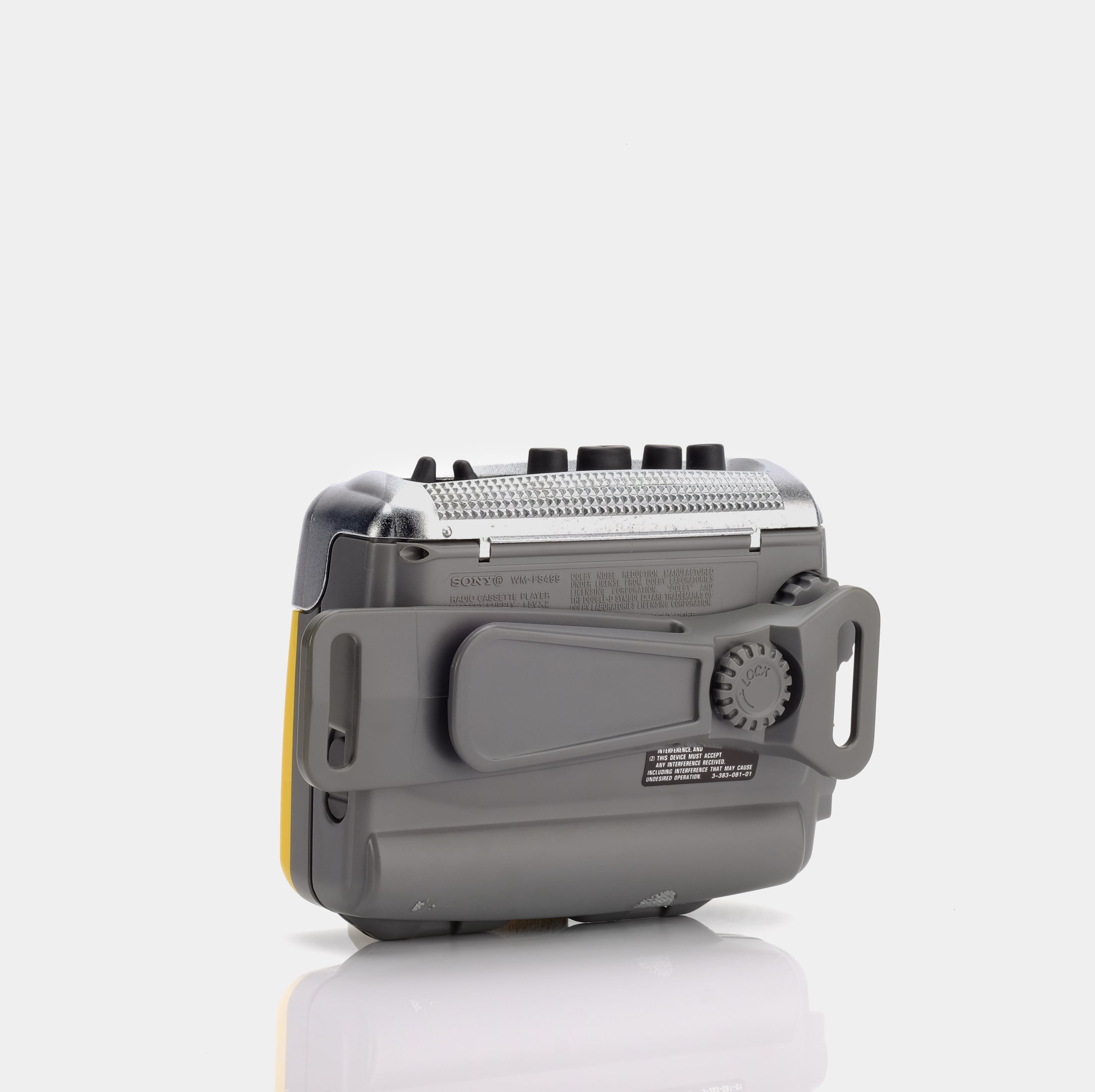 Sony Sports Walkman WM-FS499 GROOVE  Yellow AM/FM Portable Cassette Player