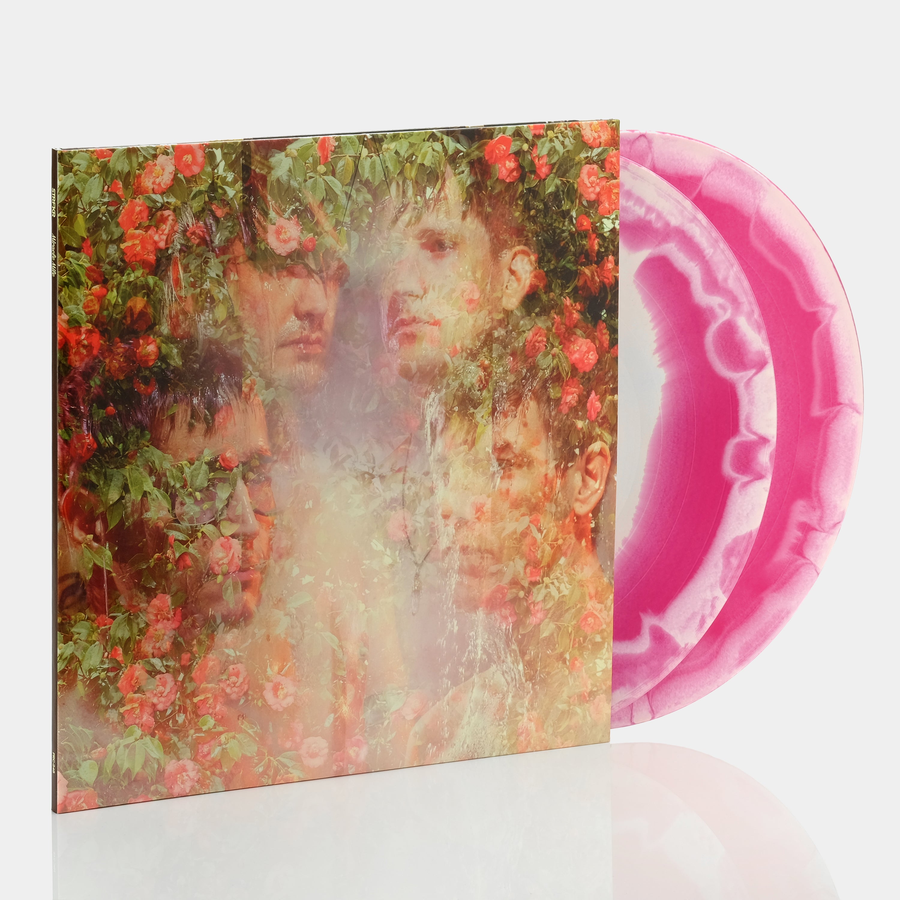 STRFKR - Miracle Mile 2xLP Red & Cream Swirl Vinyl Record