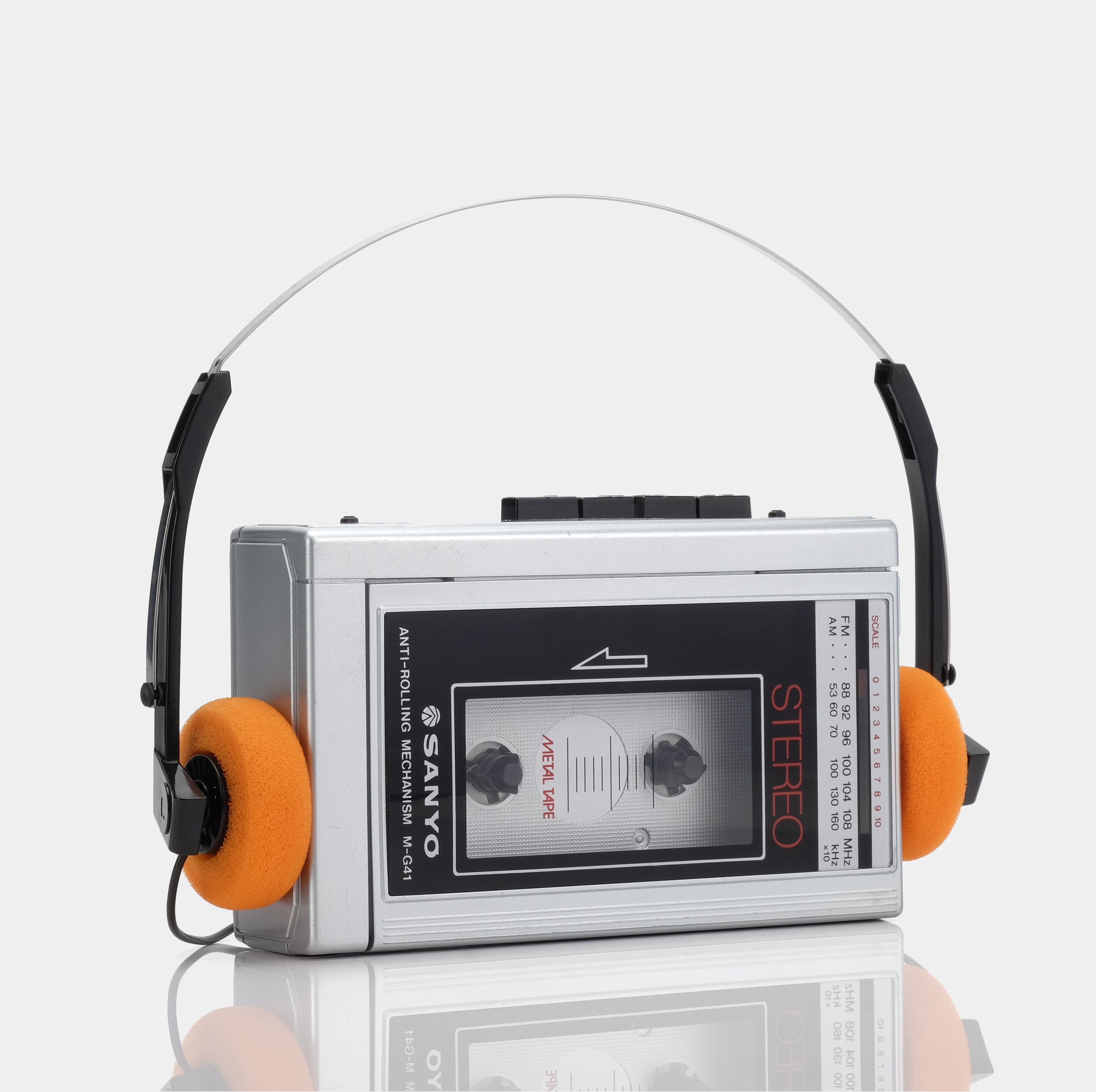 Sanyo Stereo M-G41 AM/FM Portable Cassette Player