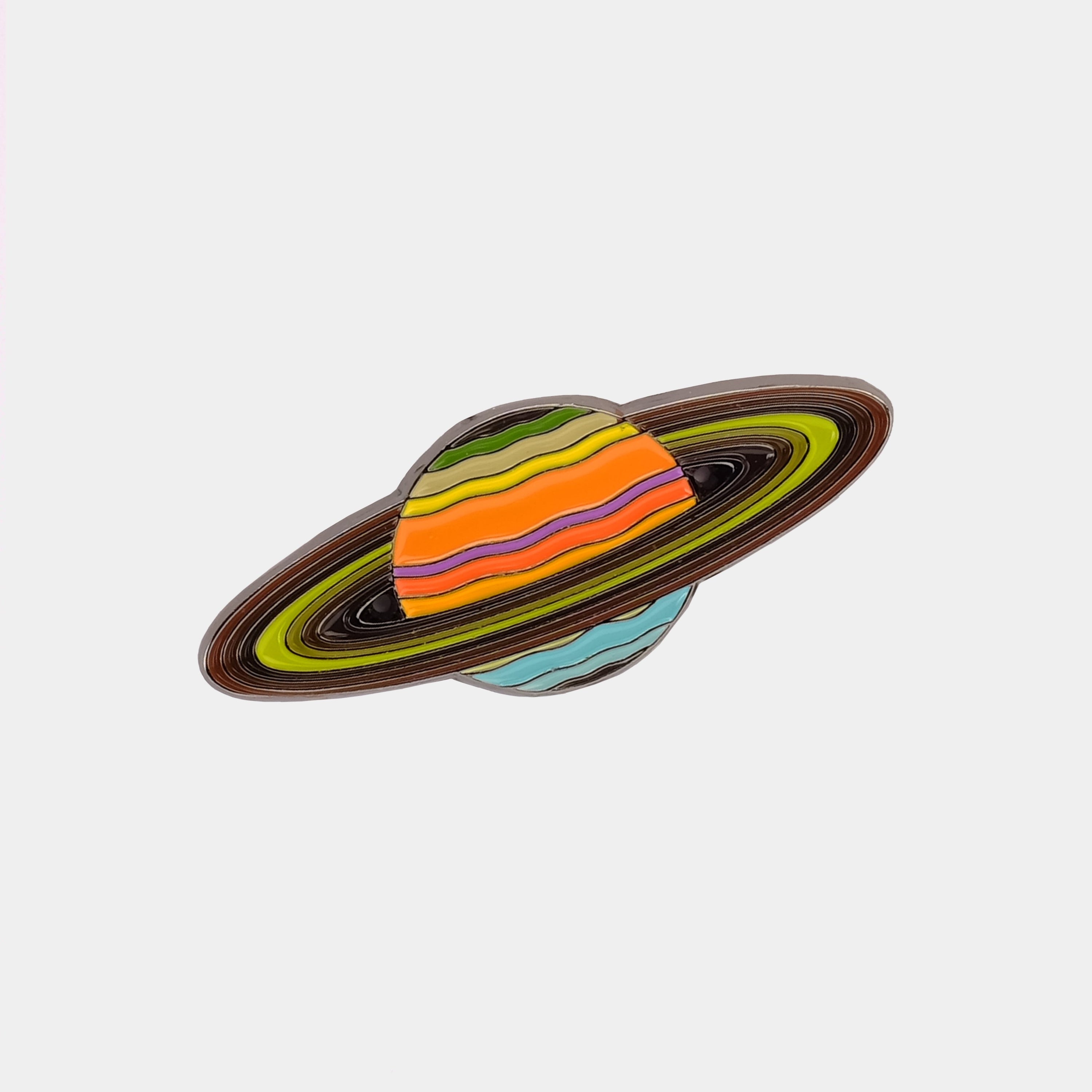 Saturn Enamel Pin