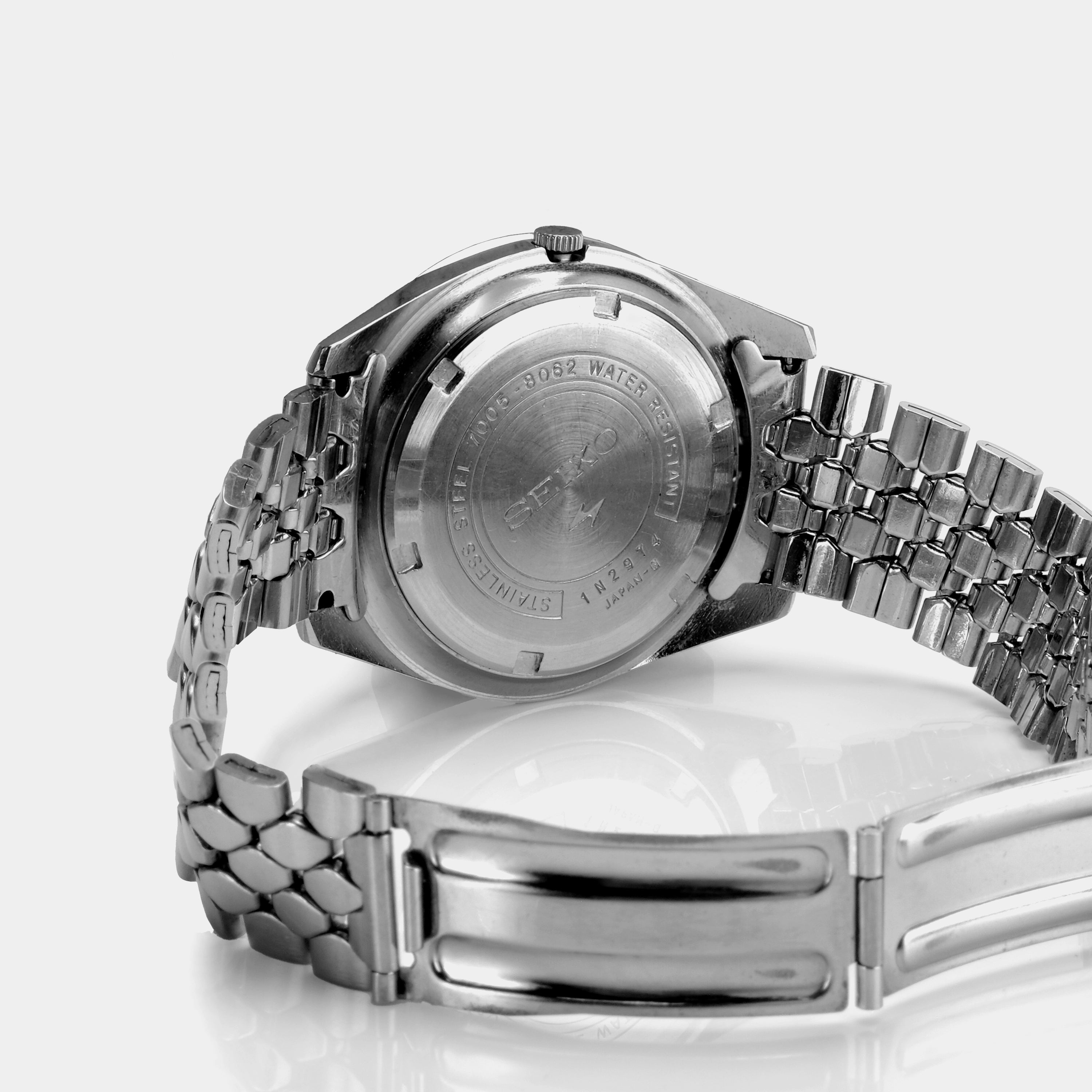 Seiko Jumbo Automatic Date Ref. 7005-8062 Grey Dial Circa 1971 Wristwatch