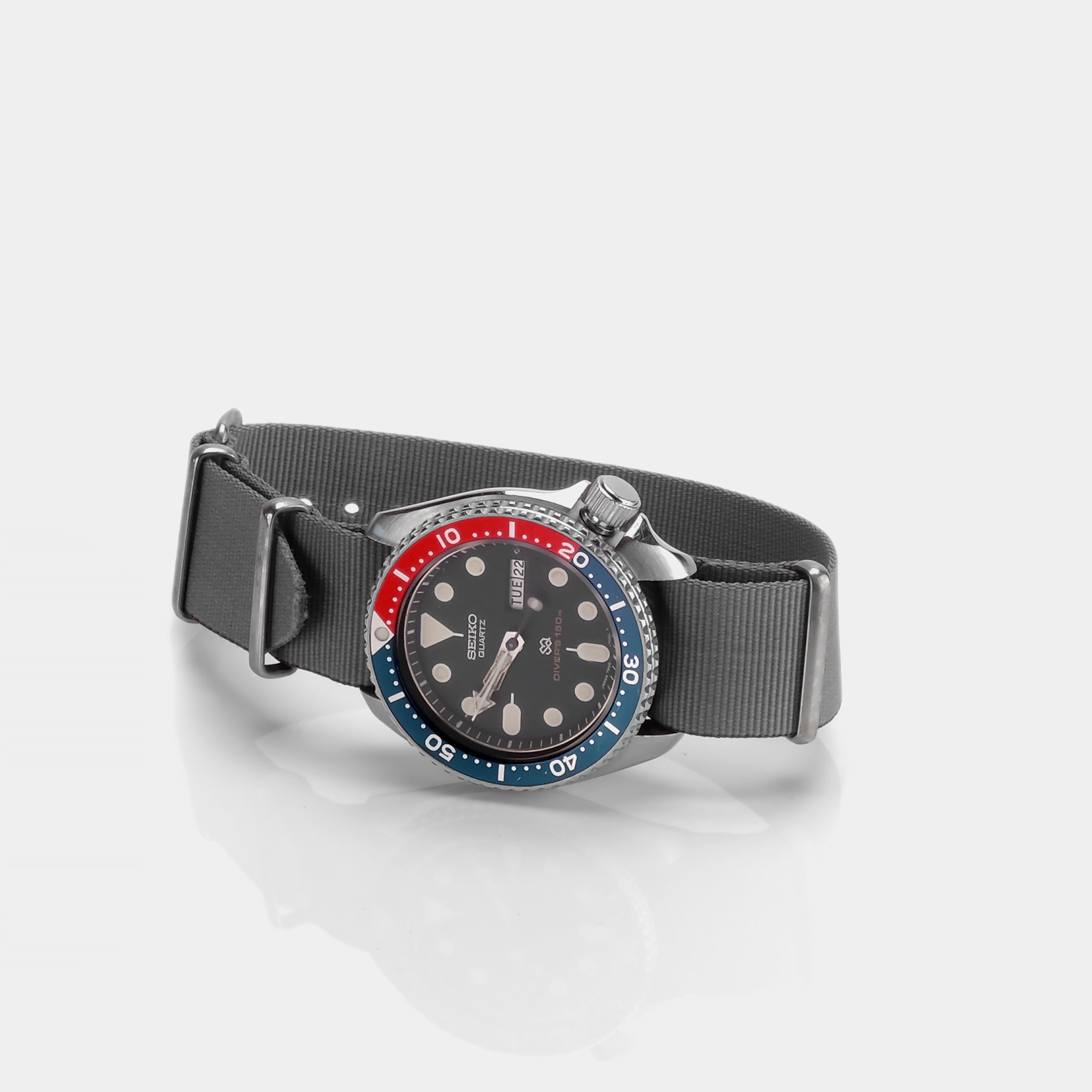 Seiko Diver's 150m Quartz Ref. 7548-700F Black Dial Circa 1978 Wristwatch