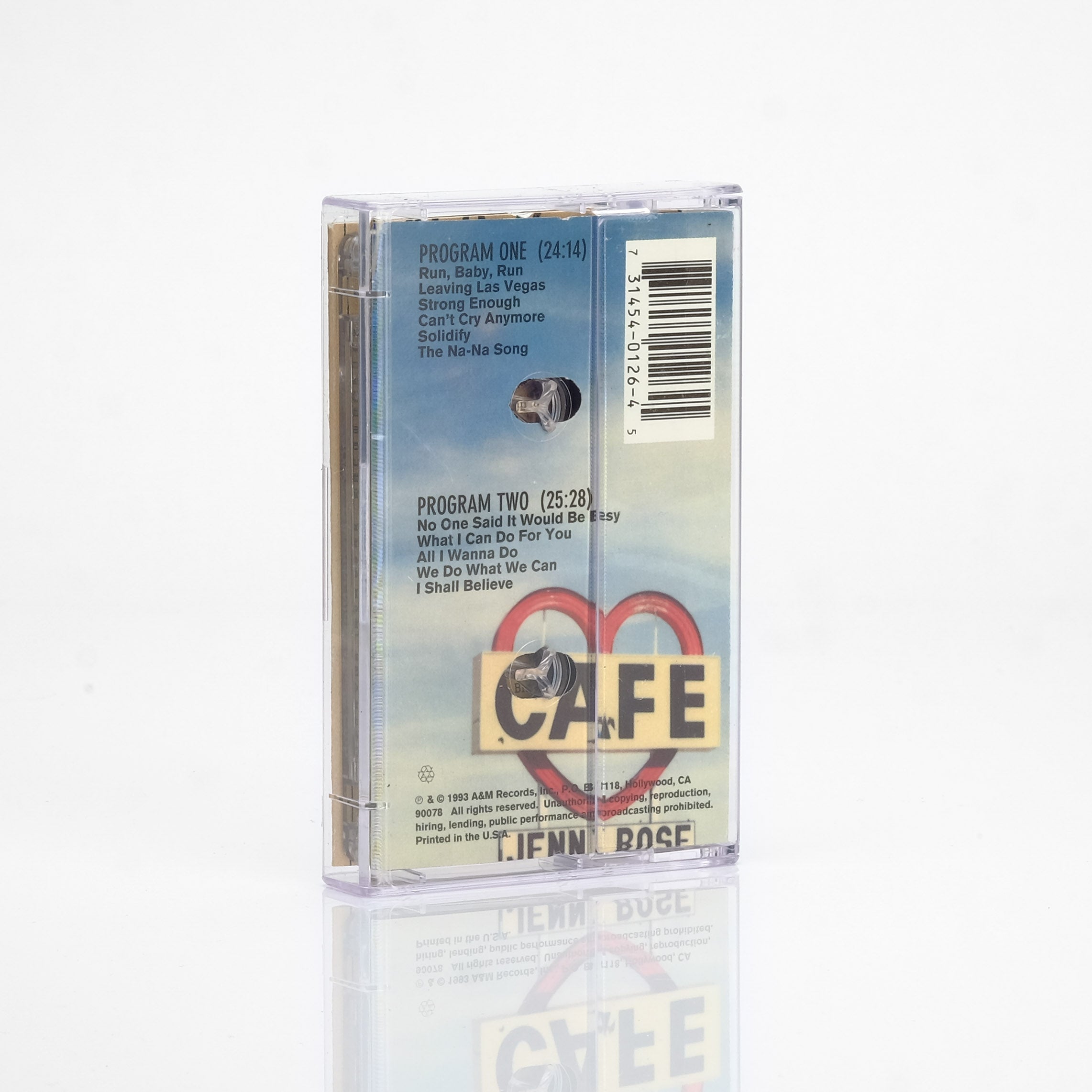 Sheryl Crow - Tuesday Night Music Club Cassette Tape