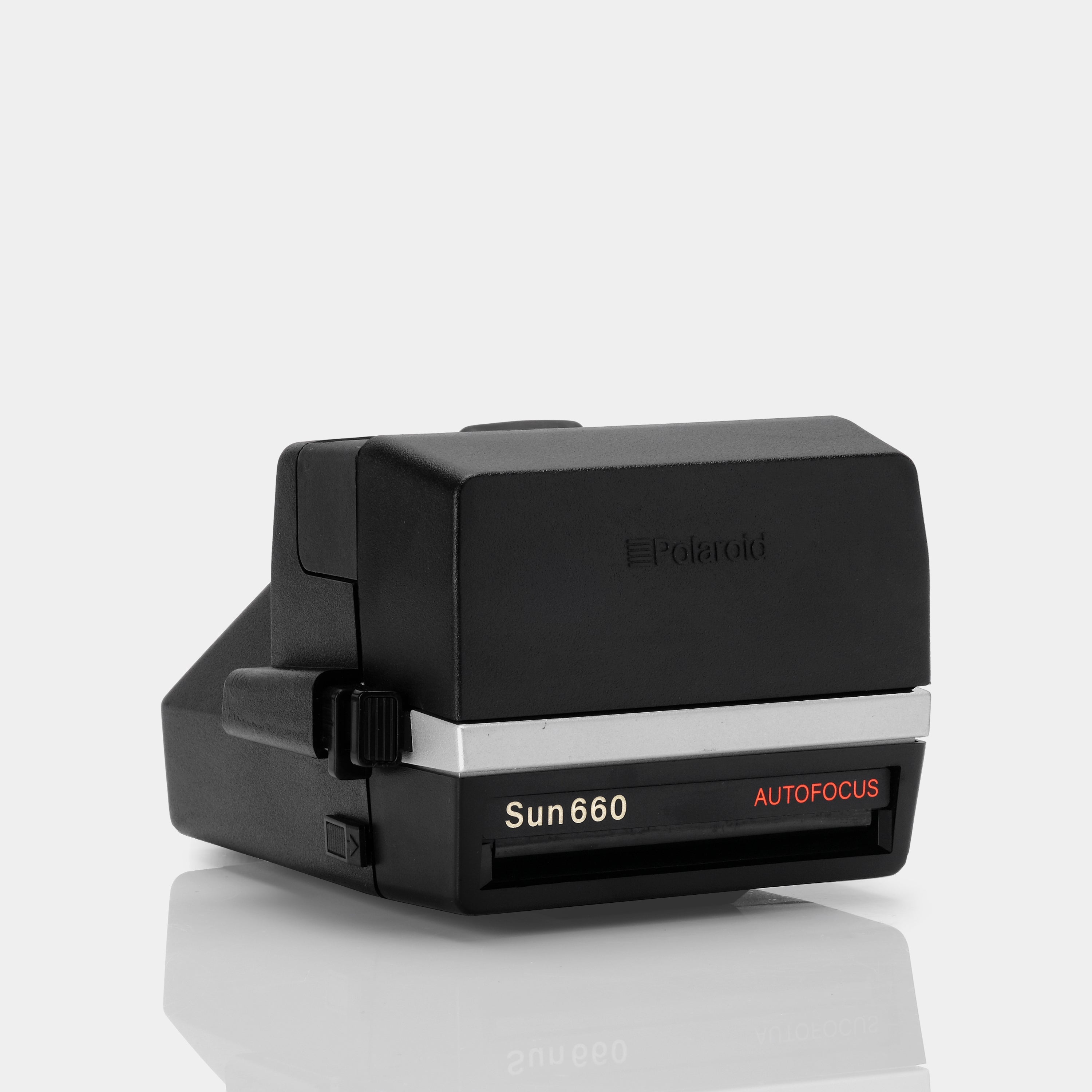 Polaroid 600 Sun660 Autofocus Silver Instant Film Camera