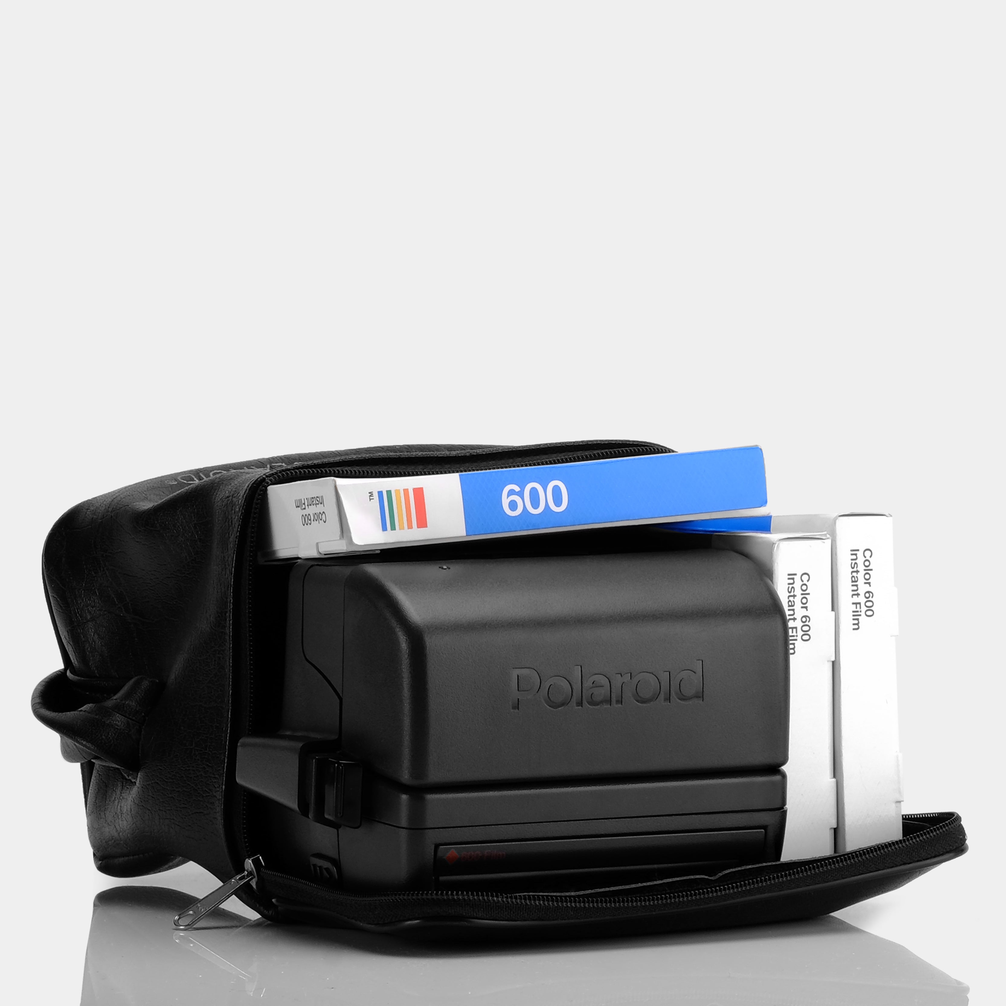 Polaroid Black Pleather Instant Camera Bag