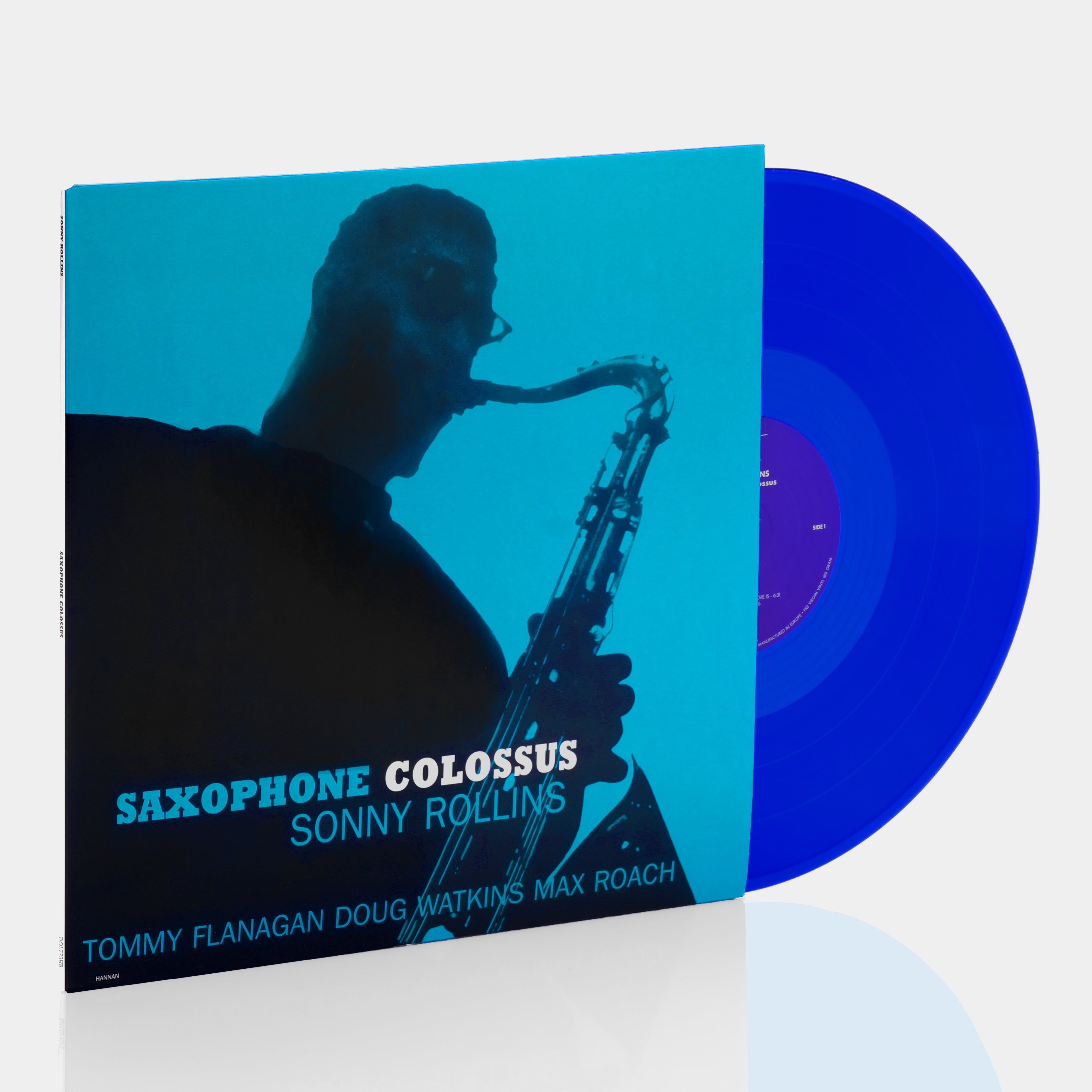 Sonny Rollins - Saxophone Colossus LP Blue Vinyl Record