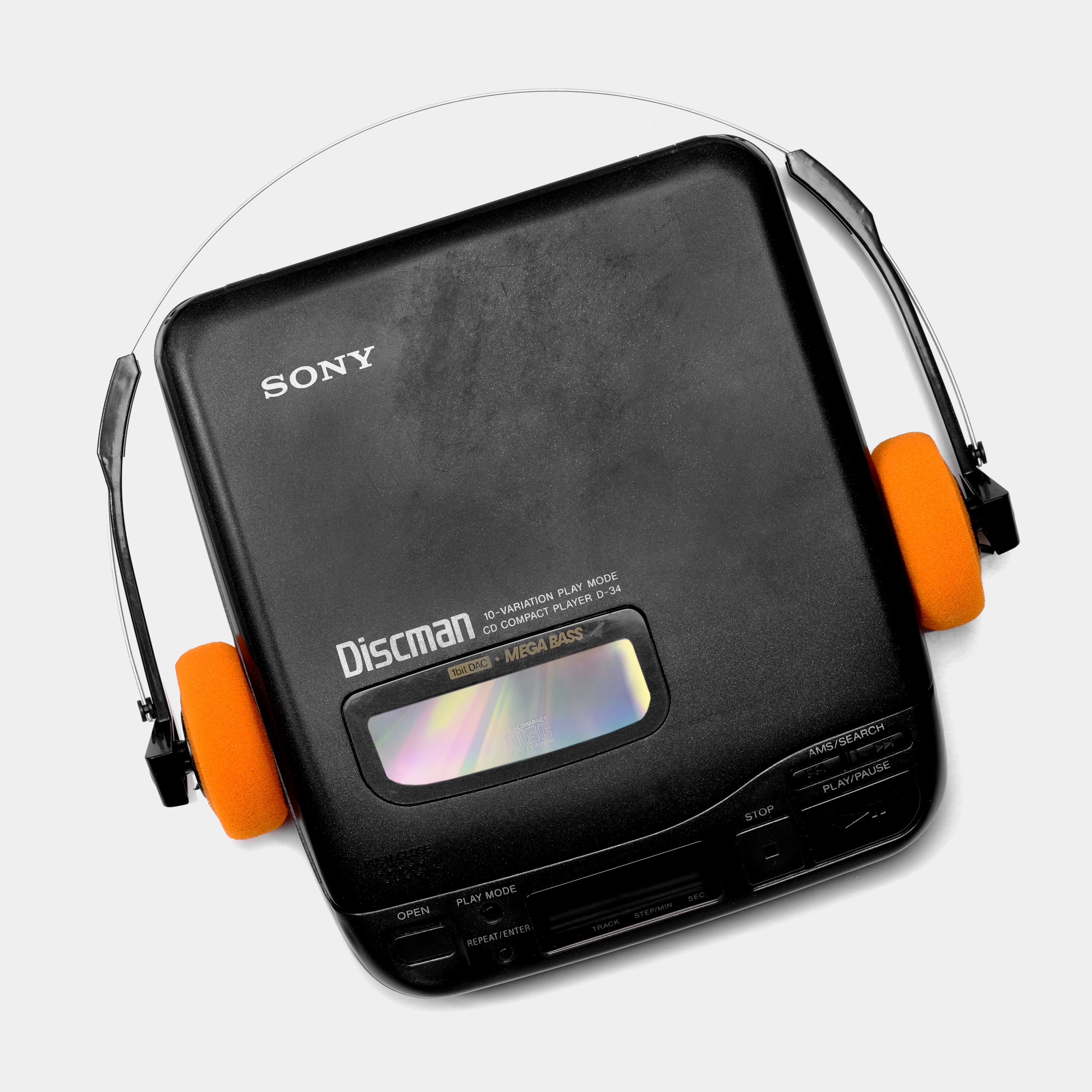 Sony Discman D-34 Portable CD Player